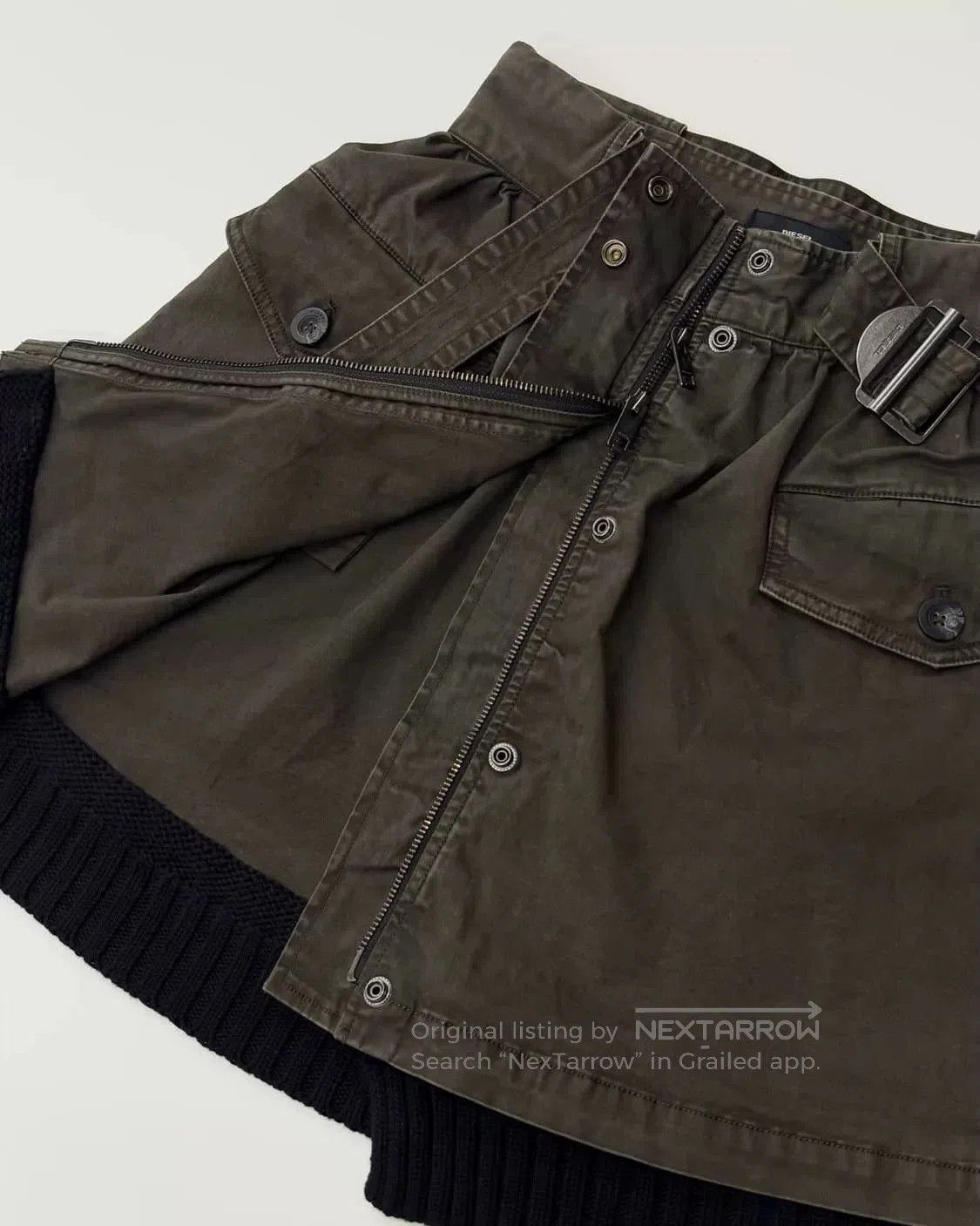 Diesel Diesel Vintage Denim Utility Skirt. Size 34" / US 12 / IT 48 - 6 Thumbnail