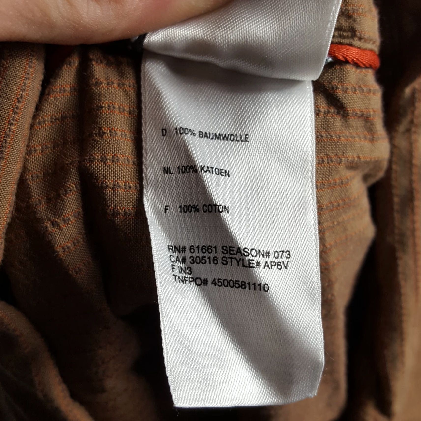 The North Face VINTAGE The North Face Men's Shirt Casual Outdoor Hiking Button-Up L Brown Striped 90s Size US L / EU 52-54 / 3 - 7 Thumbnail