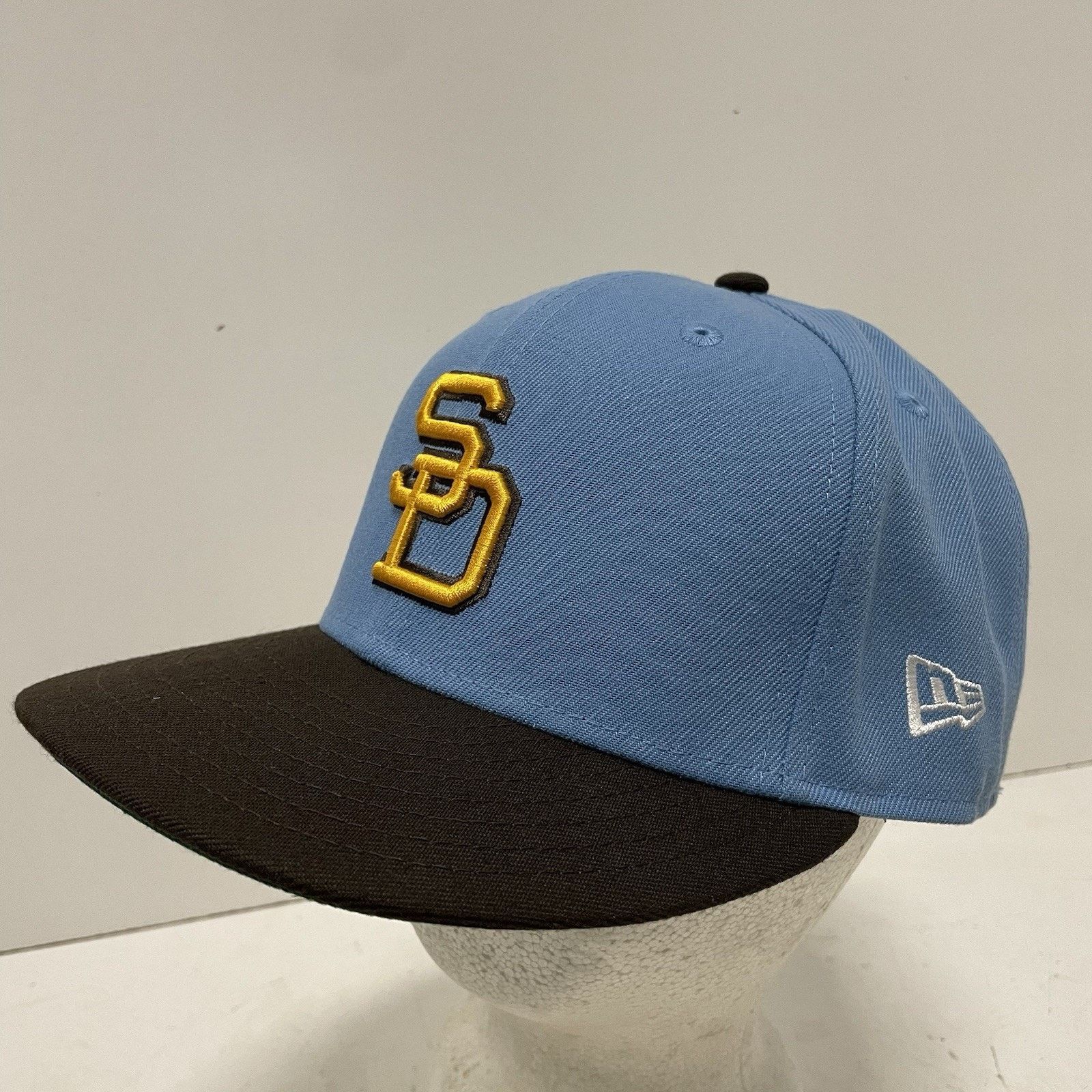 New Era New Era MLB San Diego Padres Sky Blue 59FIFTY Fitted Hat Cap Size ONE SIZE - 2 Thumbnail