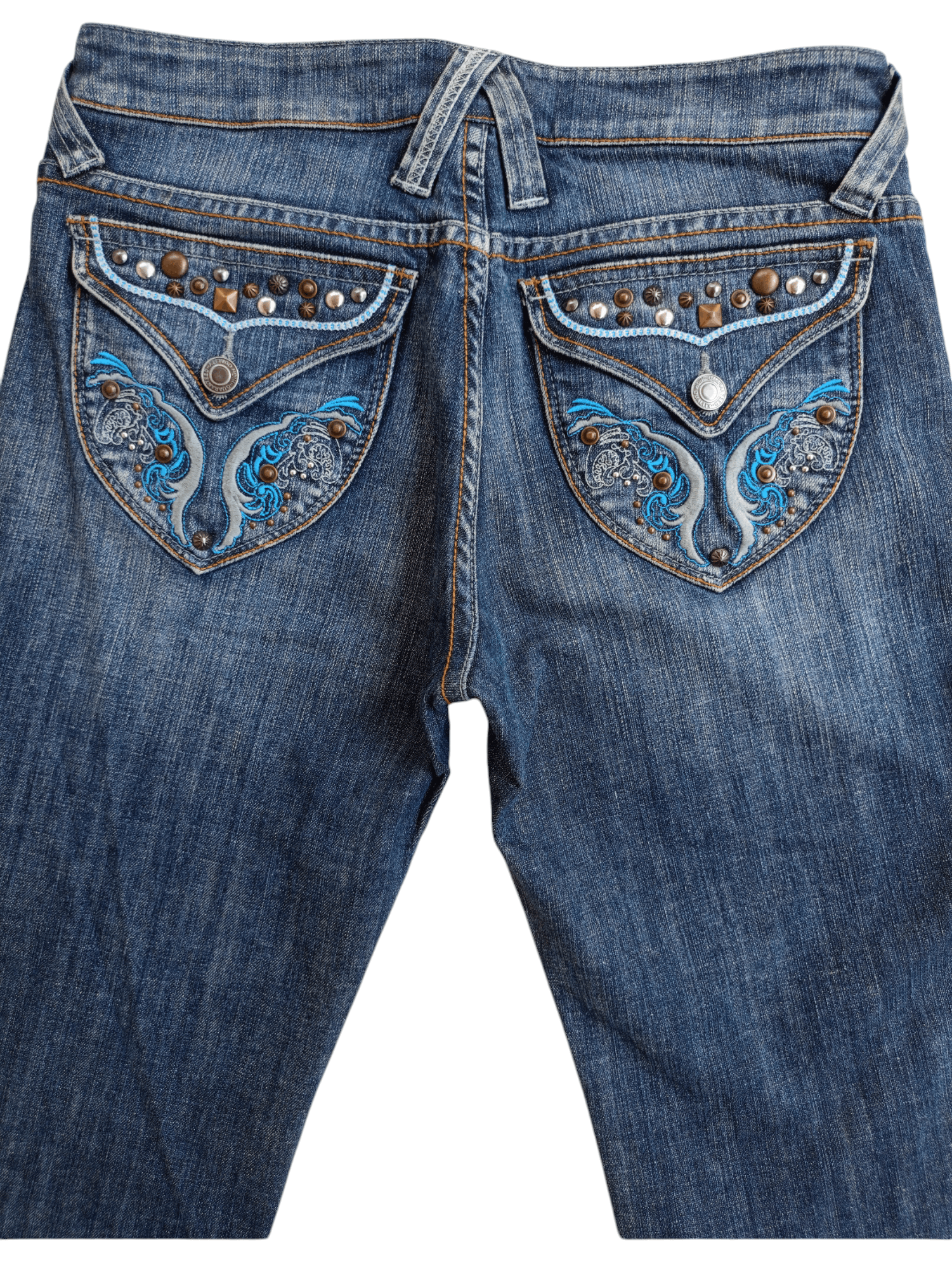Japanese Brand × Vintage Wellbeing Classic Japanese Jeans Bootcut Vintage Denim Size 29" - 8 Thumbnail