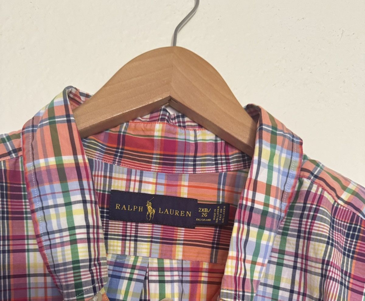 Polo Ralph Lauren Polo Ralph Lauren Madras Plaid Shirt Size US XXL / EU 58 / 5 - 3 Thumbnail
