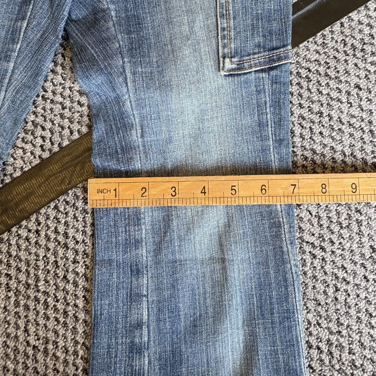 If Six Was Nine Flare Cargo Jeans Blue Denim Georgia Love Size 26’ Size 26" / US 2 / IT 38 - 20 Thumbnail