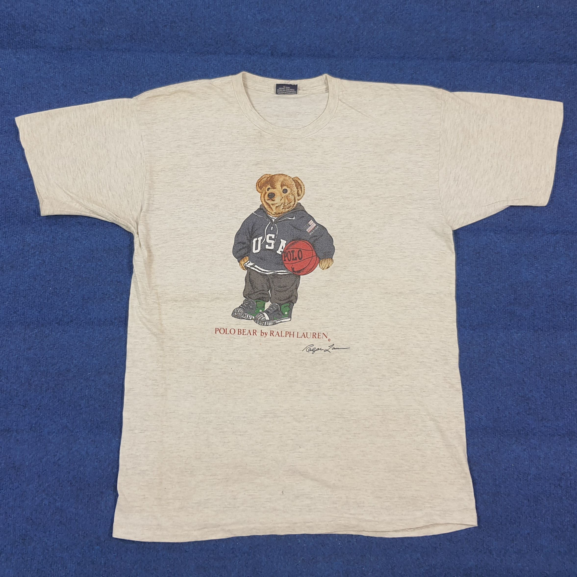 Polo Ralph Lauren Vintage Polo Bear by Ralph Lauren Graphic Tshirt C299N11 Size US L / EU 52-54 / 3 - 1 Thumbnail