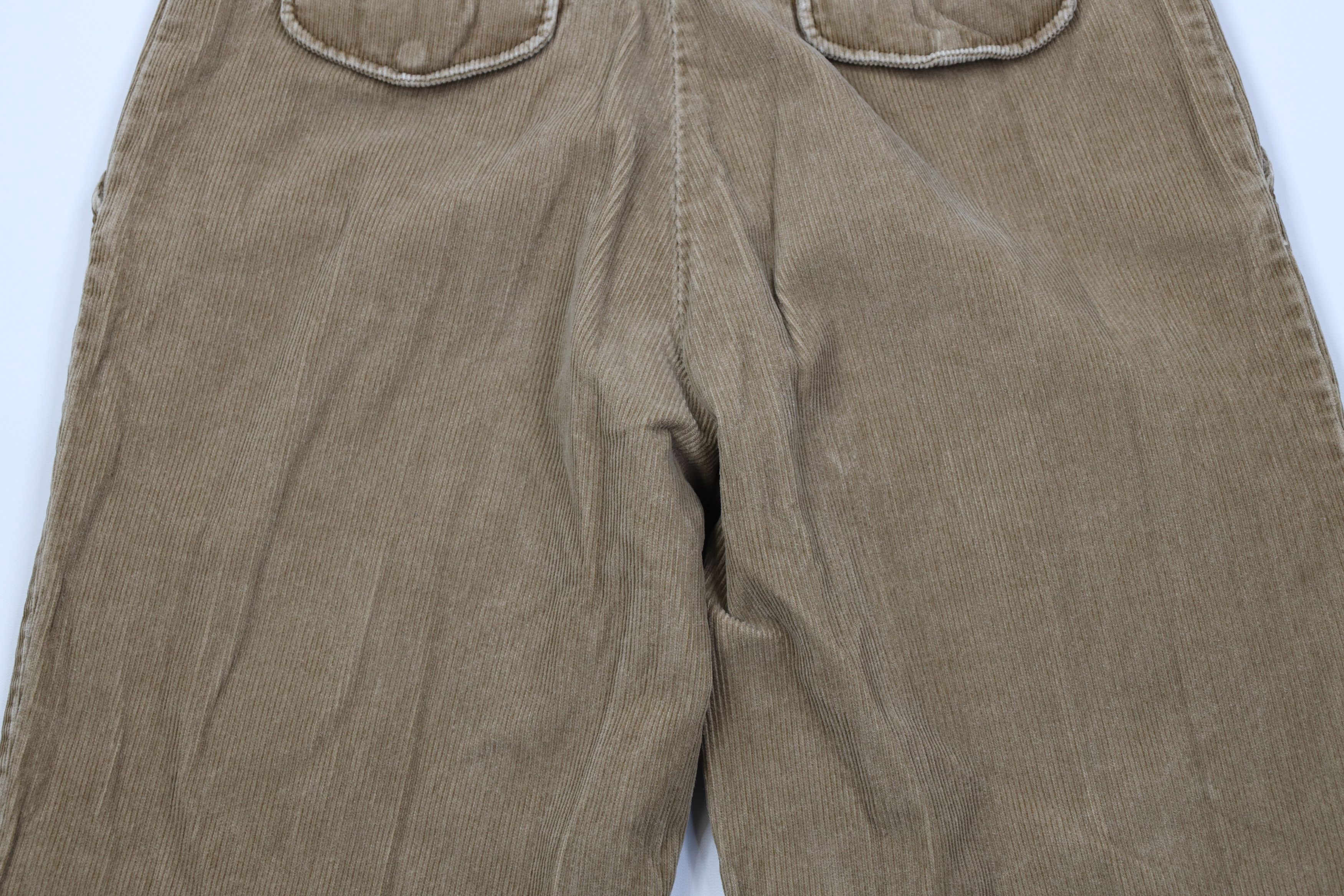 Vintage Vintage 90s Y2K Streetwear Wide Leg Corduroy Chino Pants Size US 34 / EU 50 - 11 Thumbnail