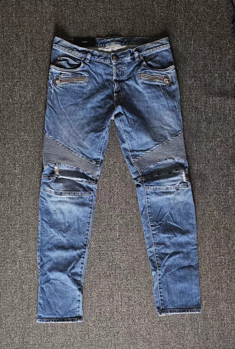 Balmain Balmain Distressed Jeans Size US 34 / EU 50 - 1 Thumbnail