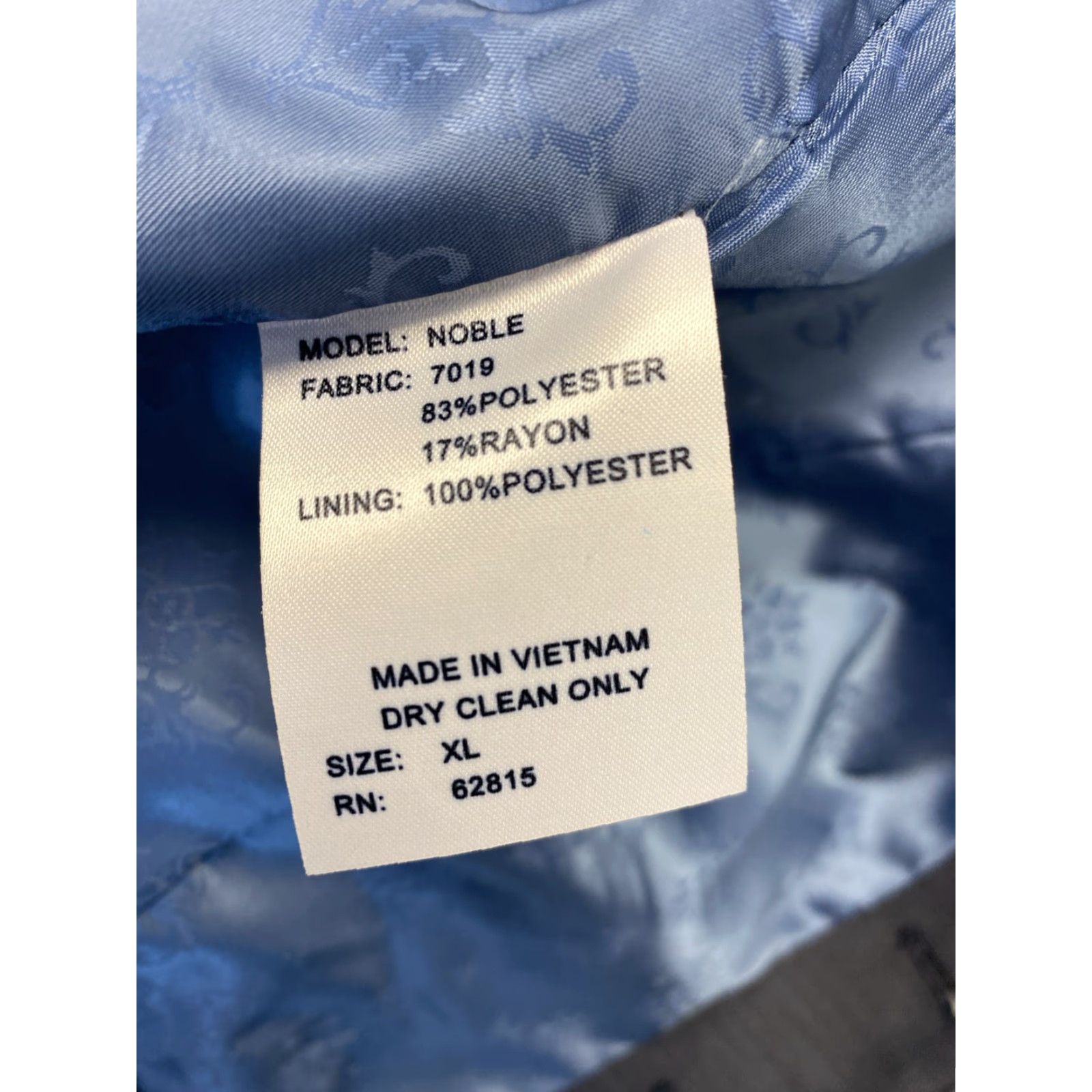 Vintage Steve Harvey Men’s Regular Suit Seperate Vest Waistcoat Indigo Blue XL 137-41 / Size US XL / EU 56 / 4 - 8 Thumbnail
