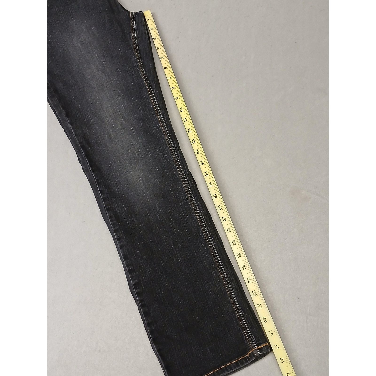 U.S. Polo Assn. U.S. Polo Assn. (10) Straight Boot Cut Black Denim Jeans Size 32" / US 10 / IT 46 - 4 Thumbnail
