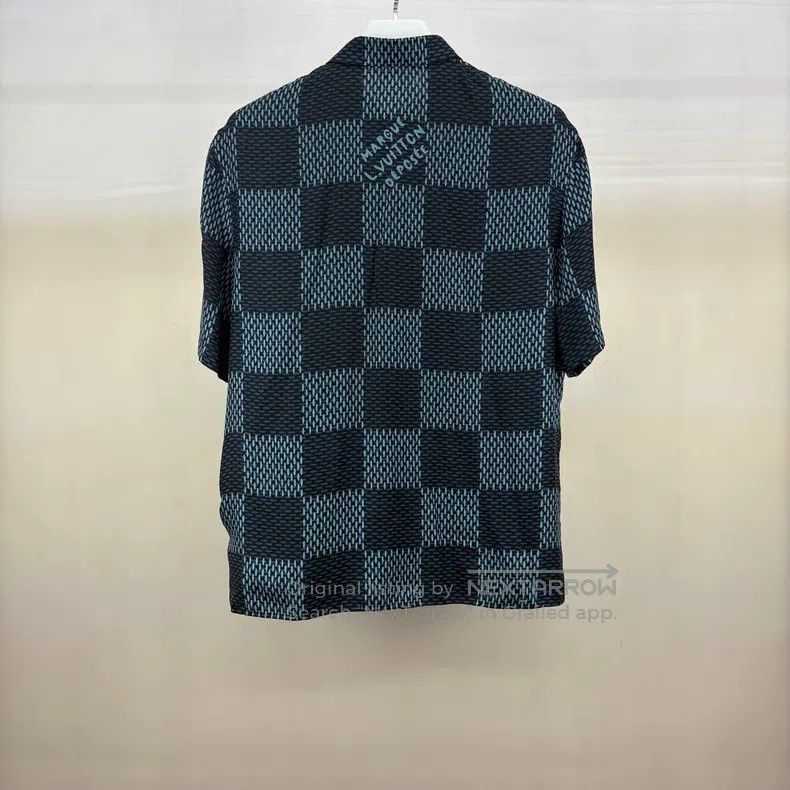Louis Vuitton Louis Vuitton FW25 Co-branded Checkerboard Short Sleeve Sh Size US S / EU 44-46 / 1 - 2 Thumbnail