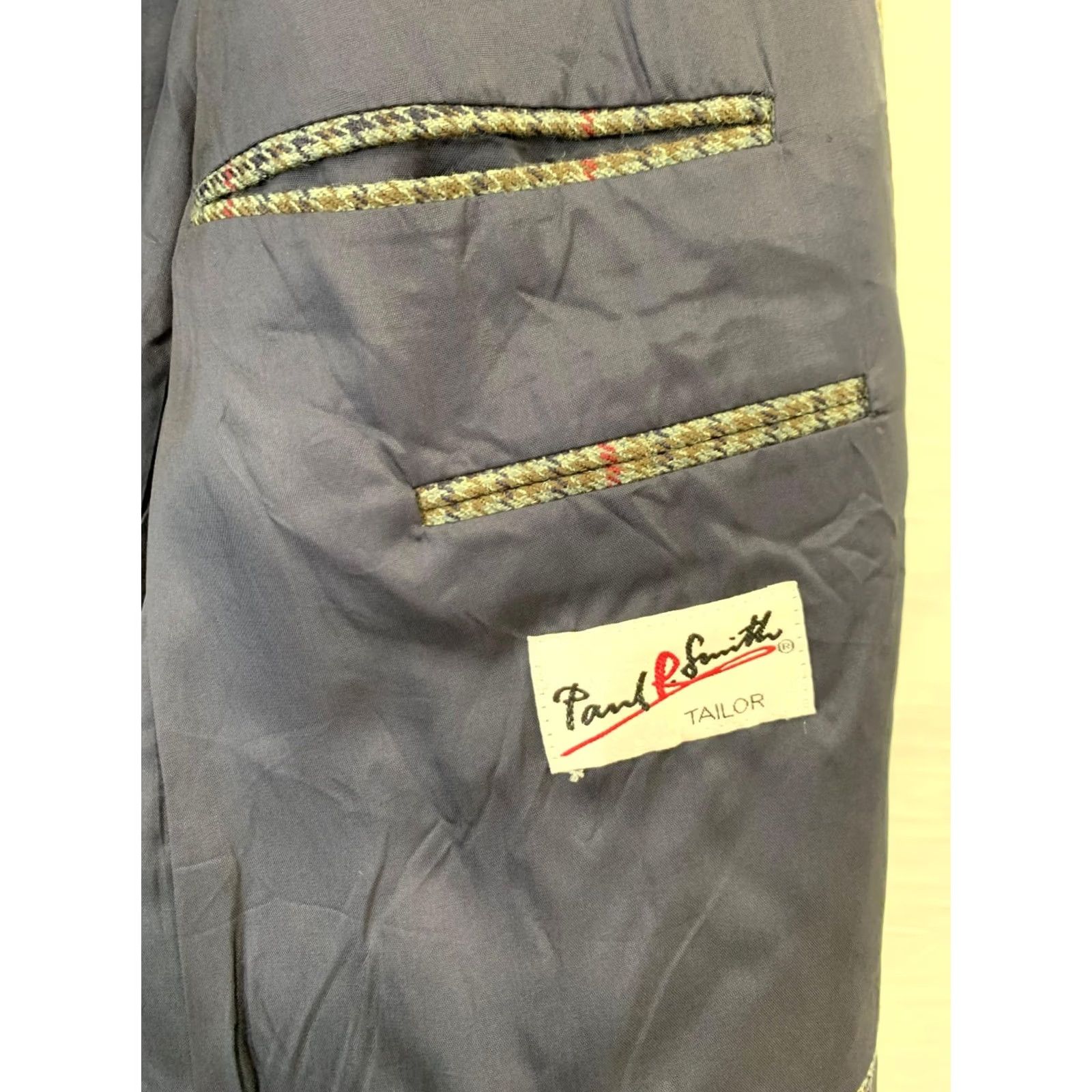 Paul Smith VINTAGE Paul Smith Tailor Blazer Mens 48R Brown Houndstooth Tweed Wool Sport Coat Mens XL Size 48R - 4 Thumbnail