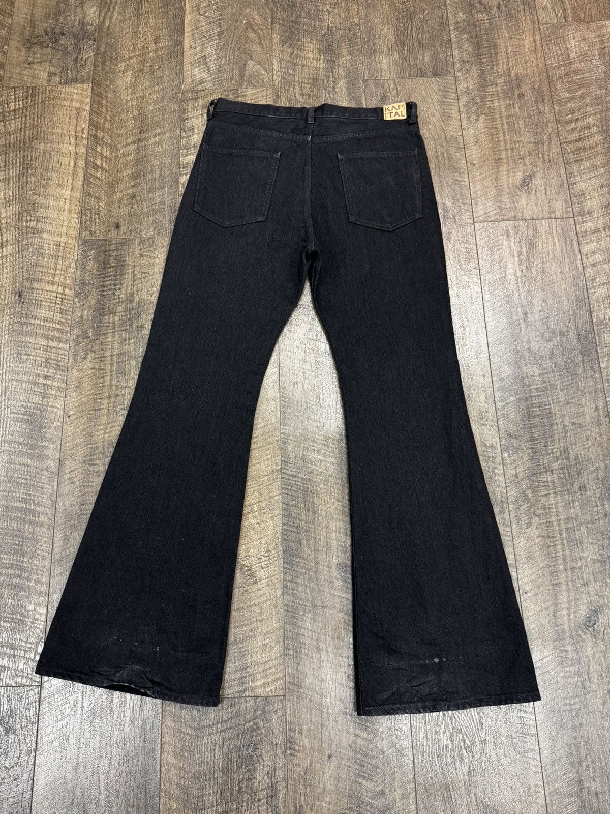 Kapital 14oz Okabellbo Black Denim Size US 36 / EU 52 - 2 Thumbnail