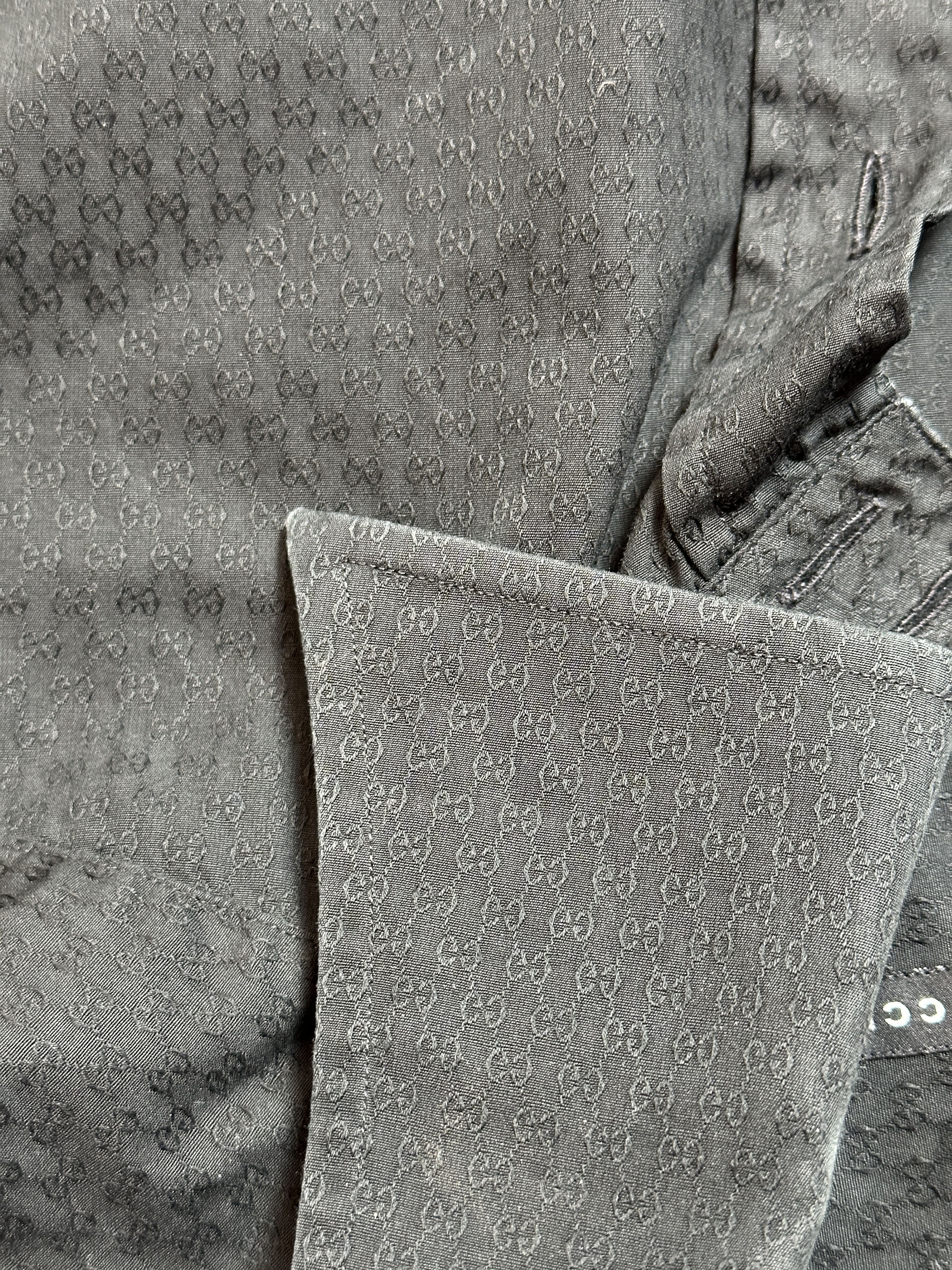 Gucci Gucci GG monogram mens shirt (Size 41/16) Size 42S - 12 Thumbnail