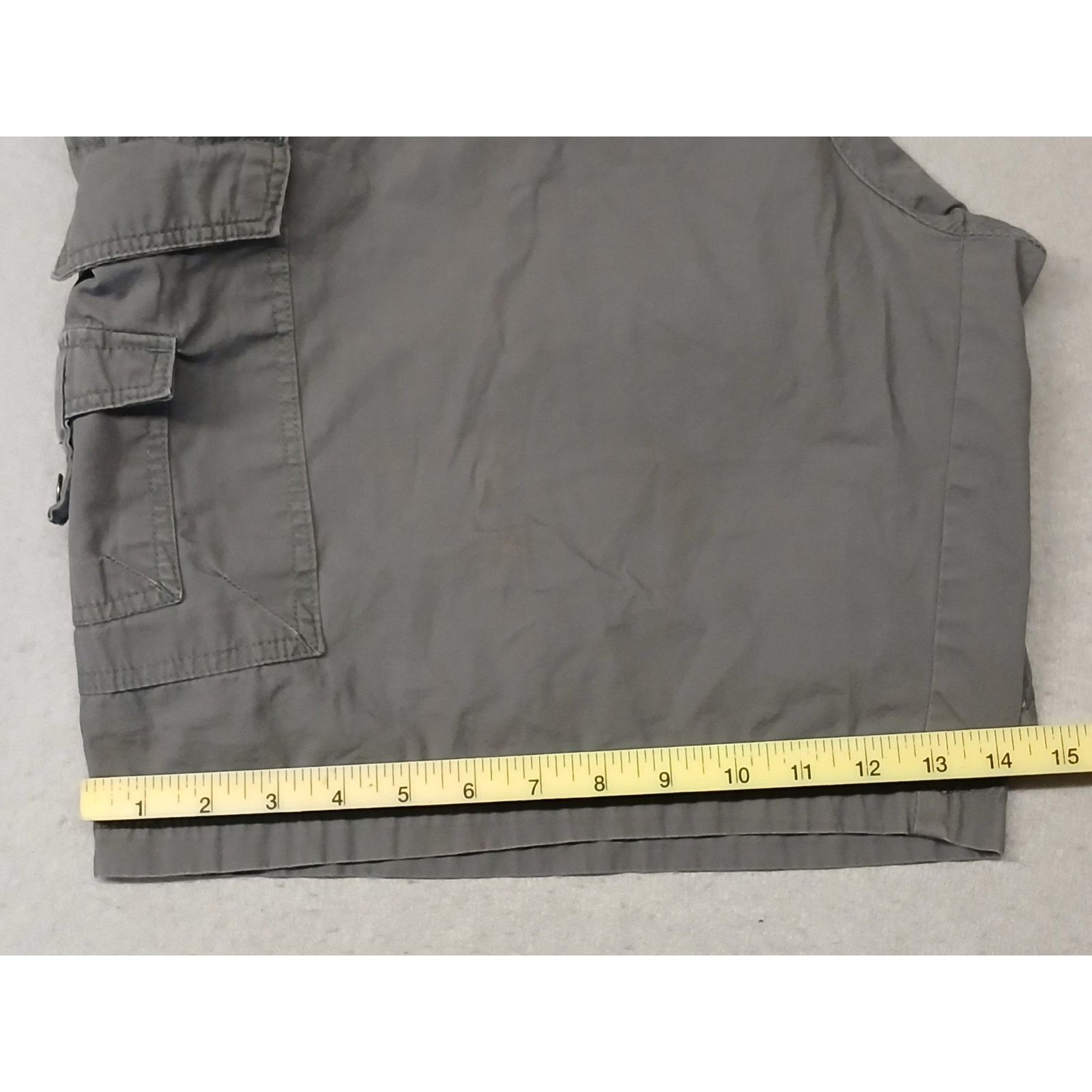 Other King Size (46) Men's Gray Cargo Style Relaxed Shorts Size US 30 / EU 46 - 7 Thumbnail
