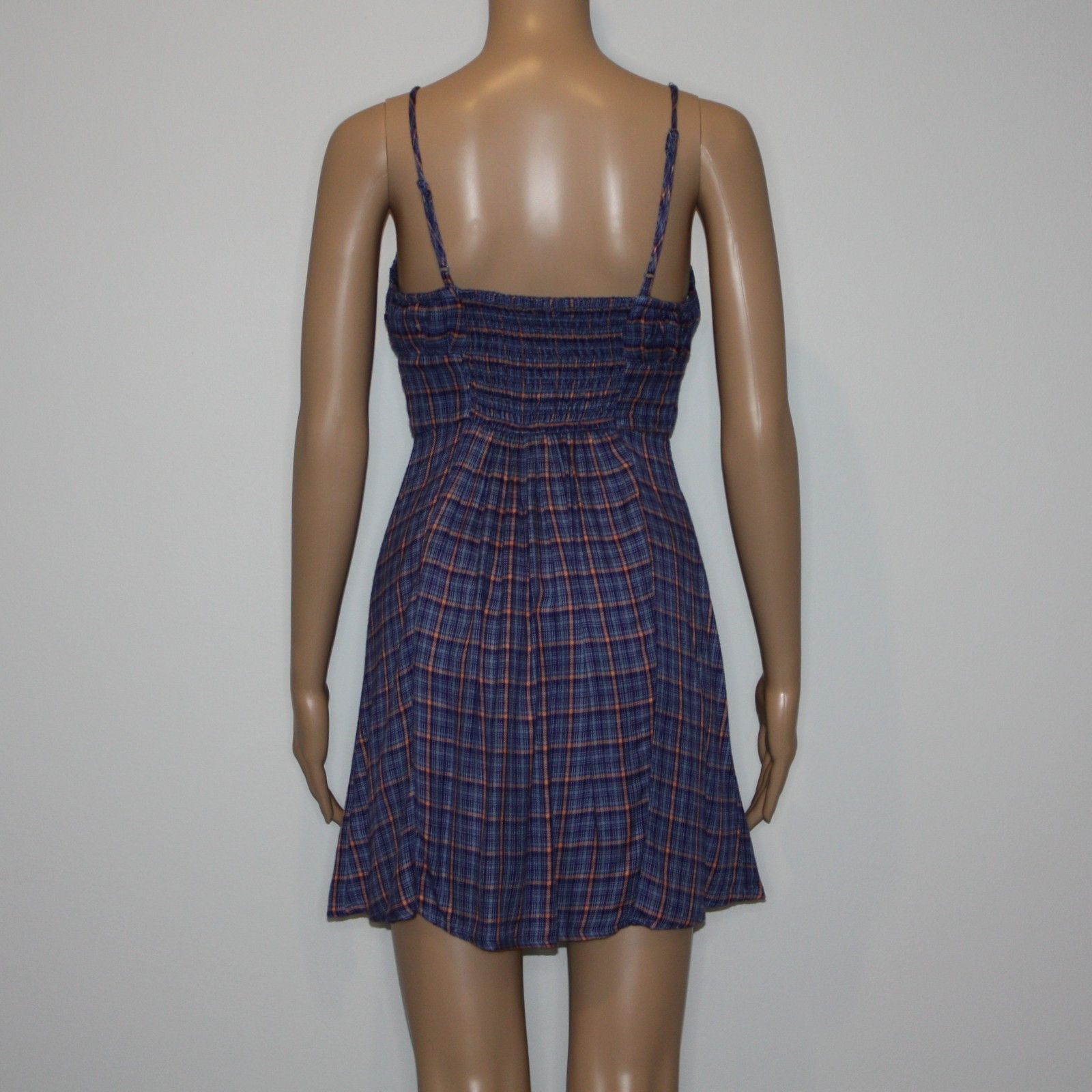 Urban Outfitters BDG Kamaryn Tie Front Plaid Minidress Dress in size XS Size XS / US 0-2 / IT 36-38 - 8 Thumbnail