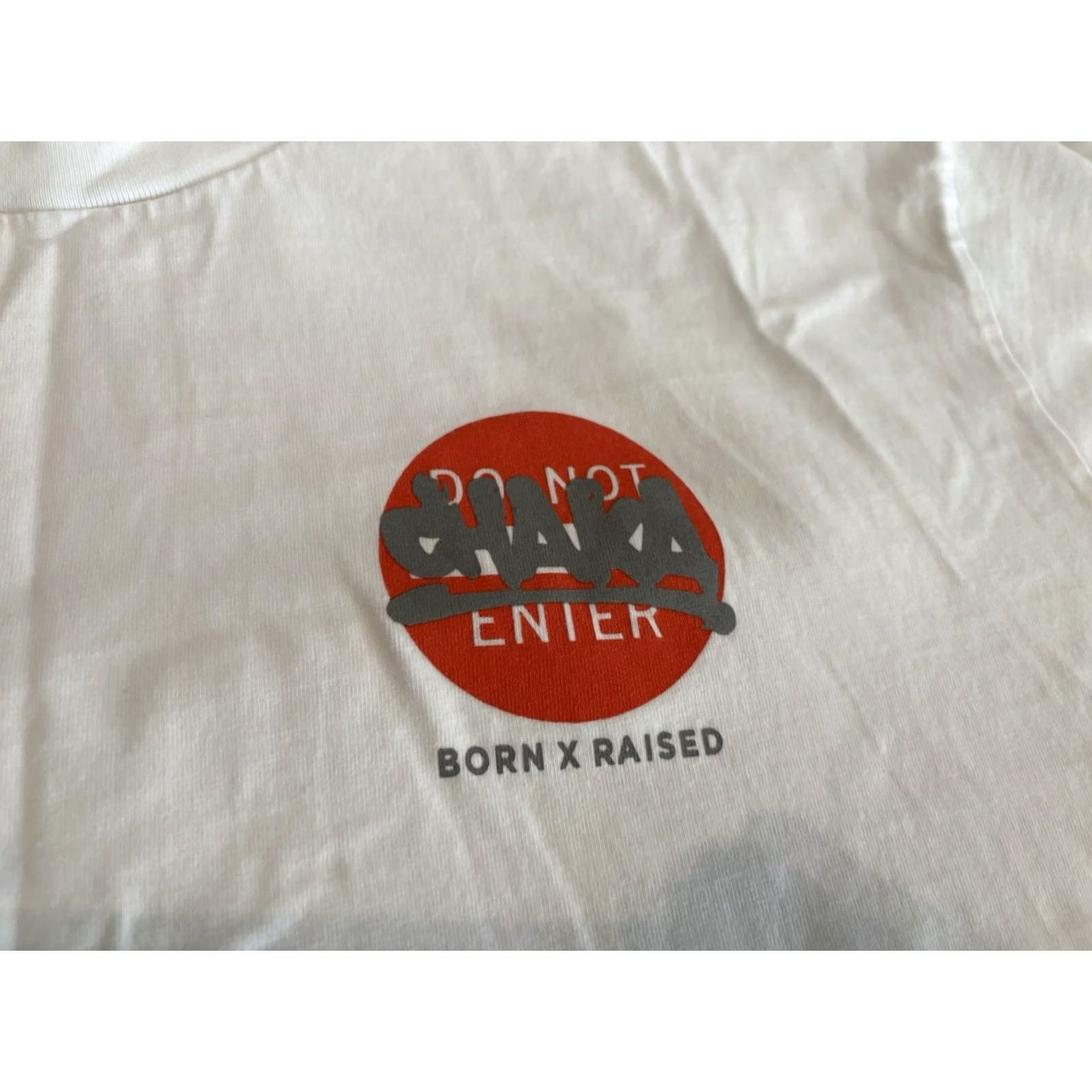Born X Raised VINTAGE Born X Raised CHAKA Do Not Enter White T-Shirt Graffiti Mens XL Size US XL / EU 56 / 4 - 4 Thumbnail