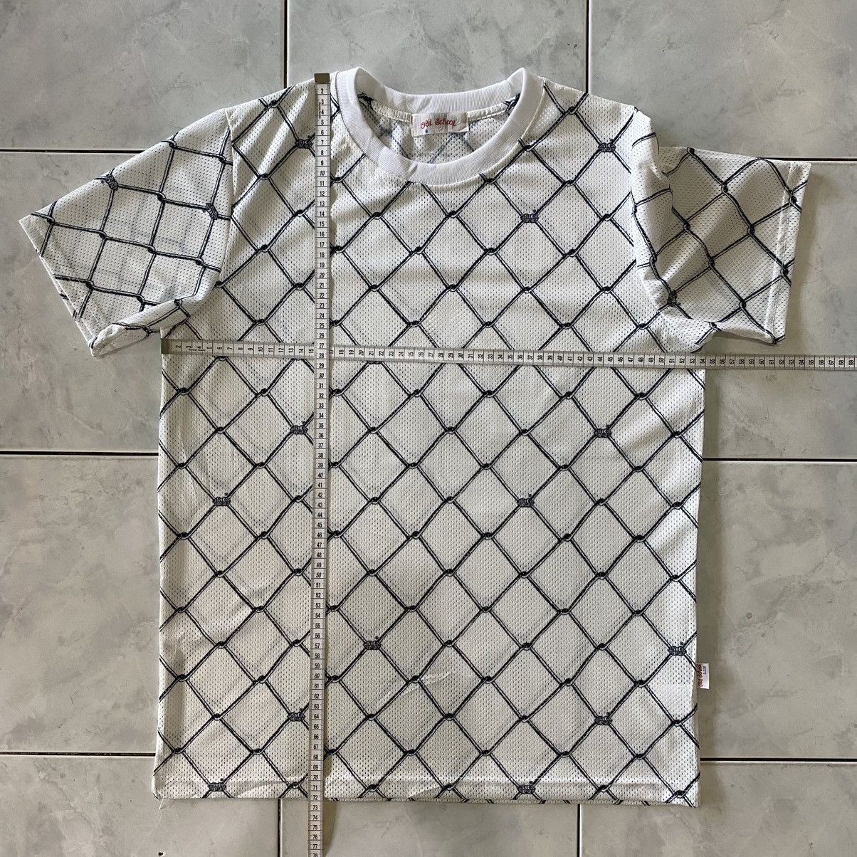 Japanese Brand LUP by LIPUNDERPOINT Old School 90 Tshirt Jersey Fence Print Size US L / EU 52-54 / 3 - 20 Thumbnail