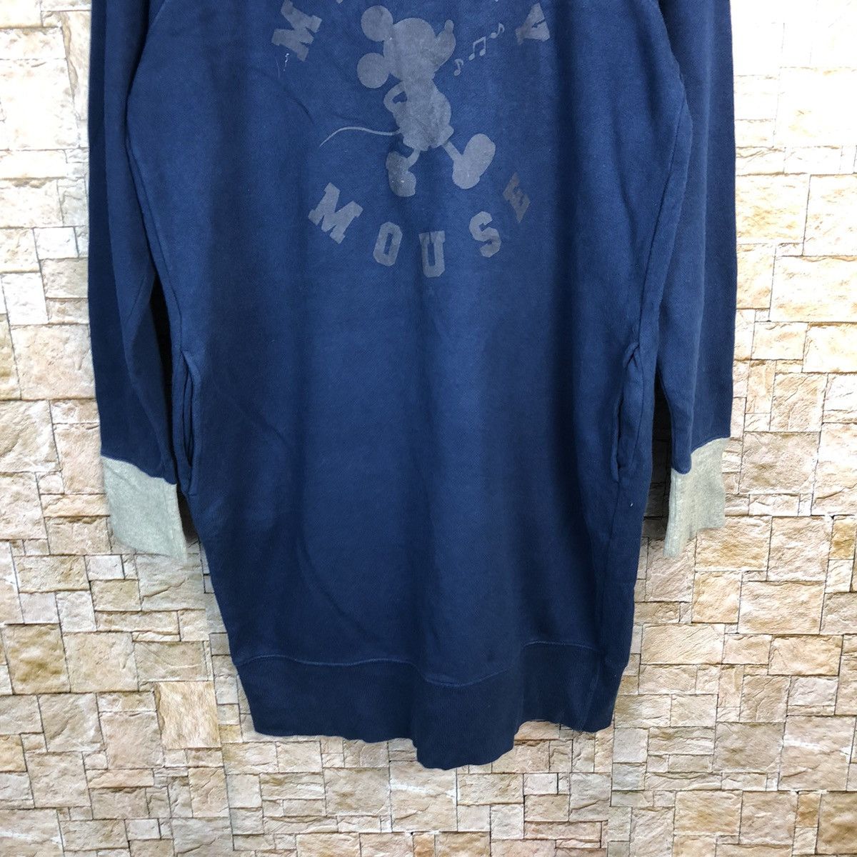 Disney × Mickey Mouse Disney Mickey Mouse Blue Sweatshirt #A400 Size L / US 10 / IT 46 - 3 Thumbnail