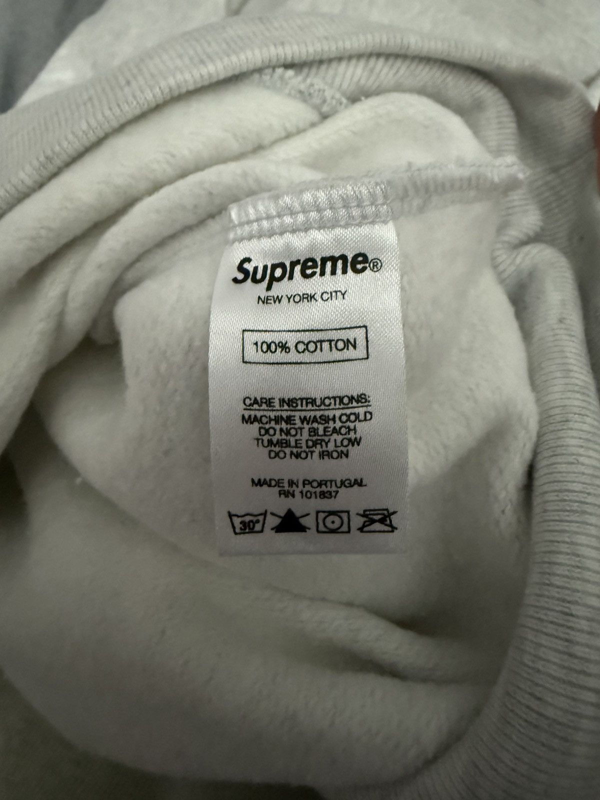Supreme Supreme Flowers Hooded Sweatshirt Ash Grey Size XL (READ) Size US XL / EU 56 / 4 - 11 Thumbnail