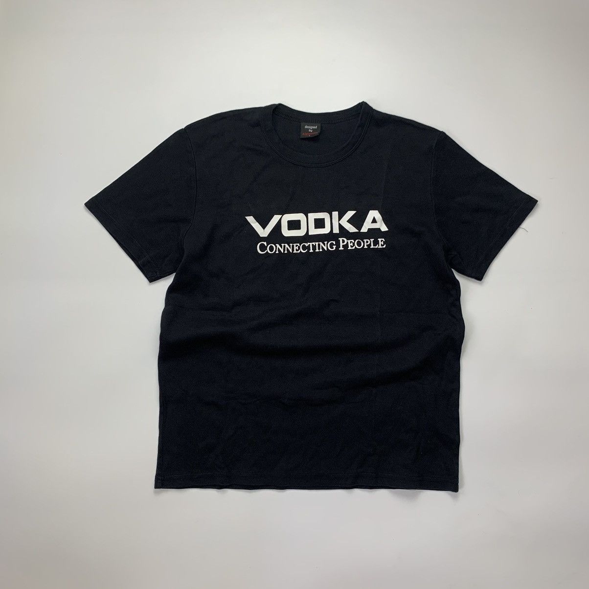 Other Vintage Humor Vodka Connecting People Big Logo Tee Size US S / EU 44-46 / 1 - 1 Thumbnail