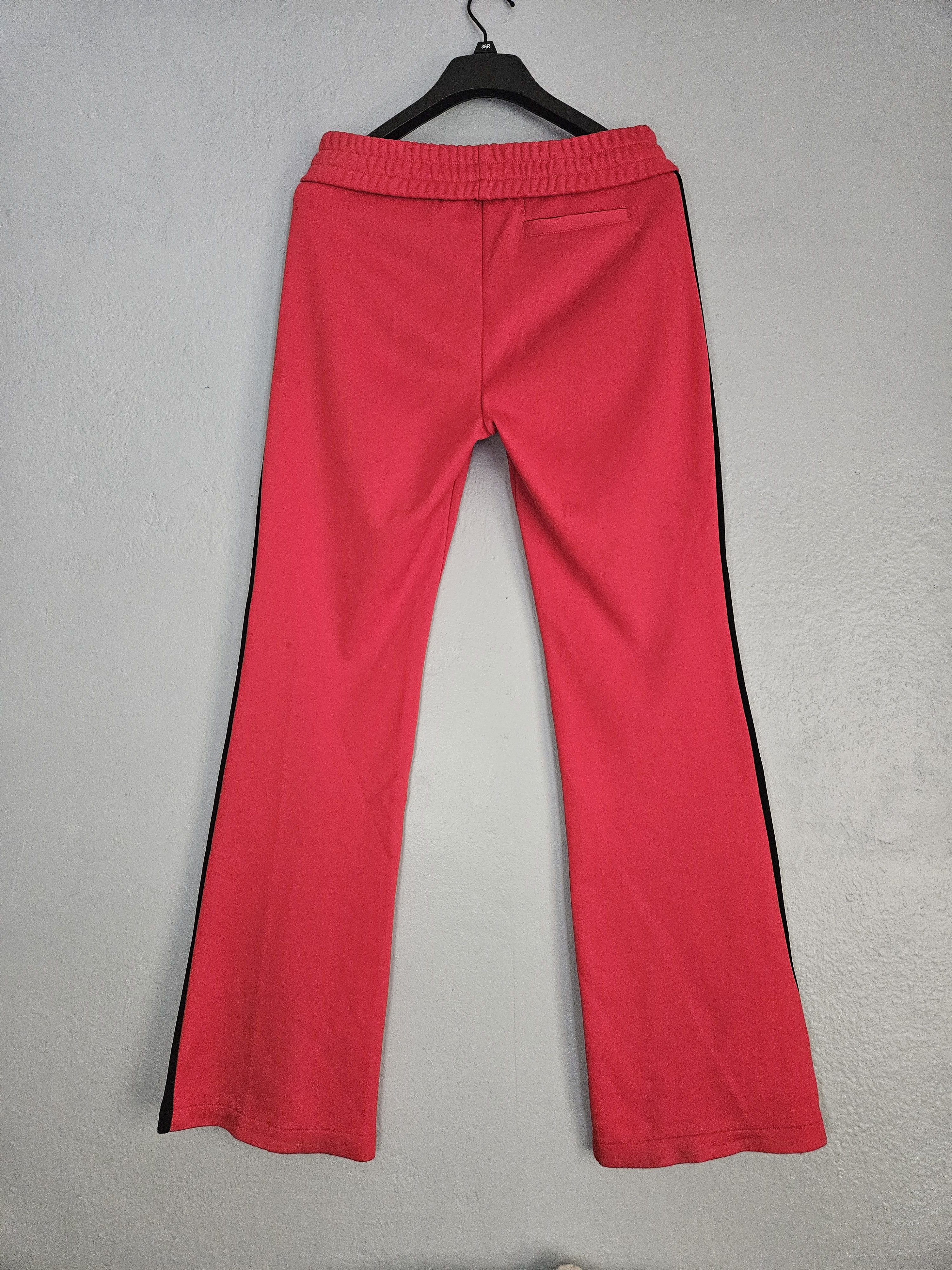 Off-White Flared Red Embroidered Virgil Abloh Sweatpants Size US 32 / EU 48 - 2 Thumbnail