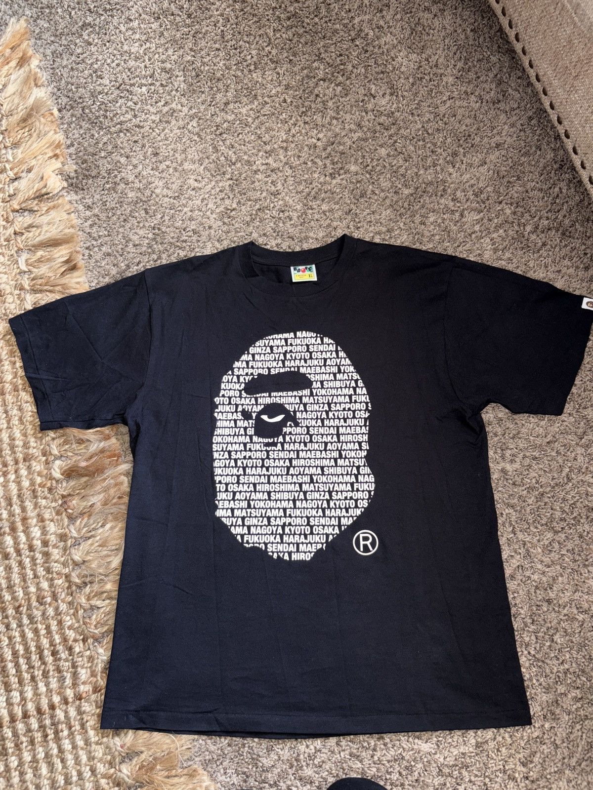 Bape Bape-Japan Exclusive Logo Tee Size US XL / EU 56 / 4 - 1 Thumbnail