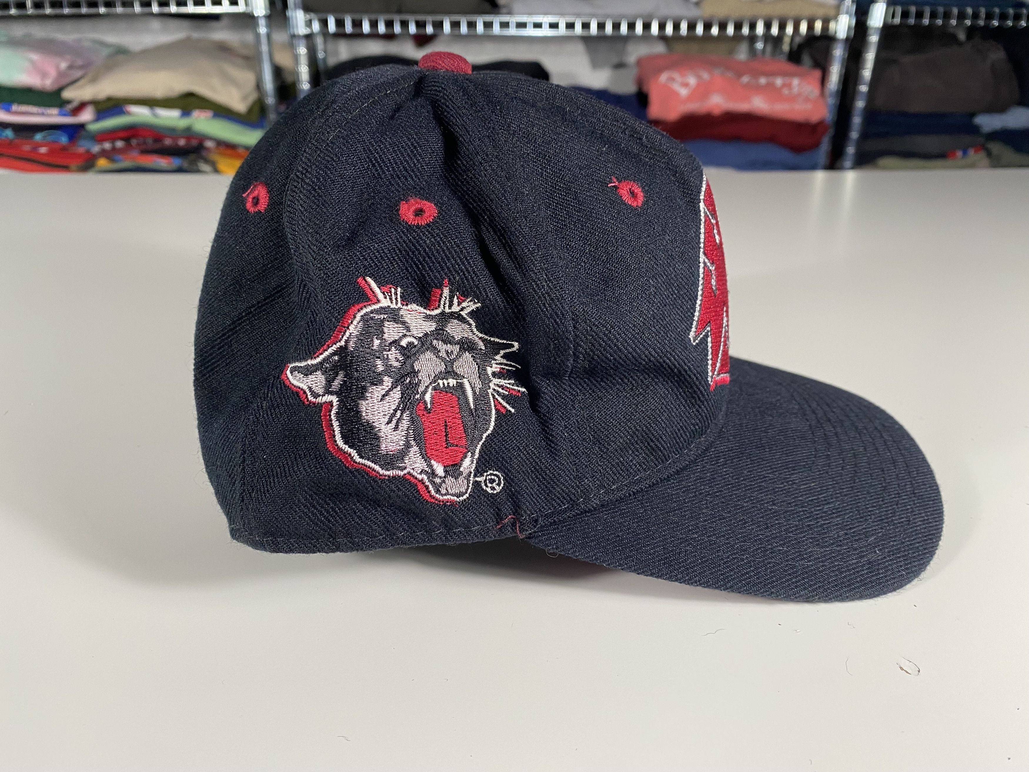 NCAA Vintage 90s Zephyr Washington State Cougars 7 1/8 Fitted Hat Size ONE SIZE - 5 Thumbnail