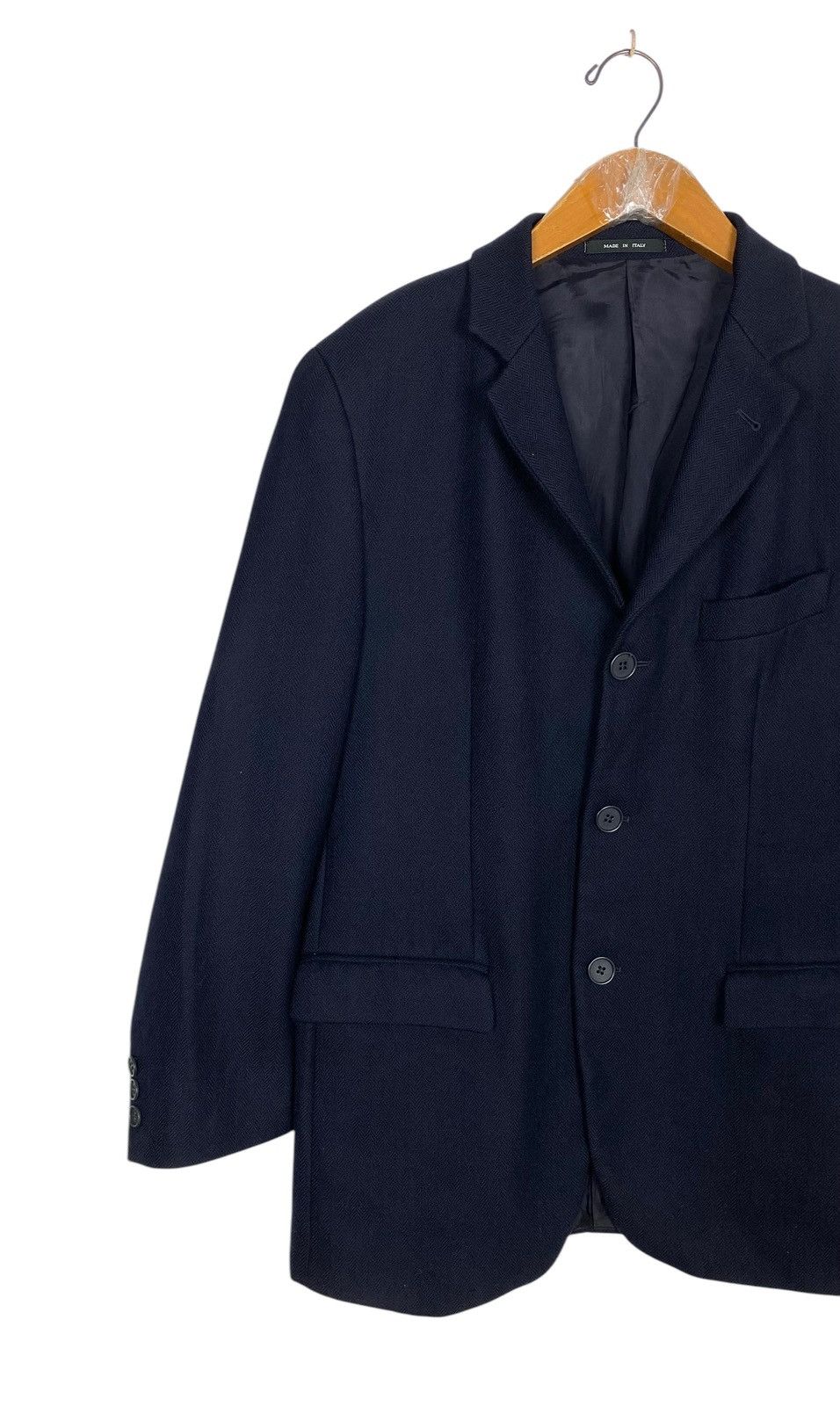Emporio Armani Rare‼️ Vintage Emporio Armani Wool Blazer Herringbone Italy Size US S / EU 44-46 / 1 - 2 Thumbnail
