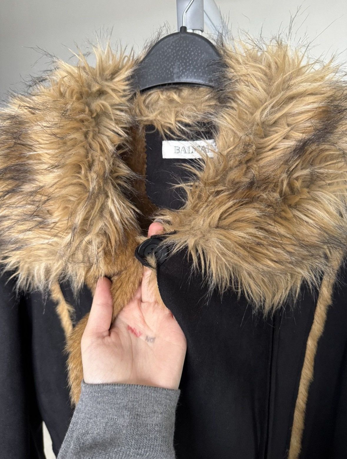Balmain Vintage Balmain Sheepskin afgan penny lane coat Size S / US 4 / IT 40 - 8 Thumbnail