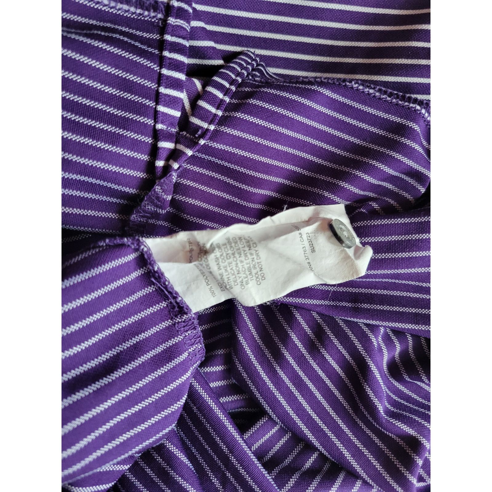 PGA Tour PGA TOUR XL Striped Golf Polo Shirt Classic Fit Performance Size US XL / EU 56 / 4 - 8 Thumbnail