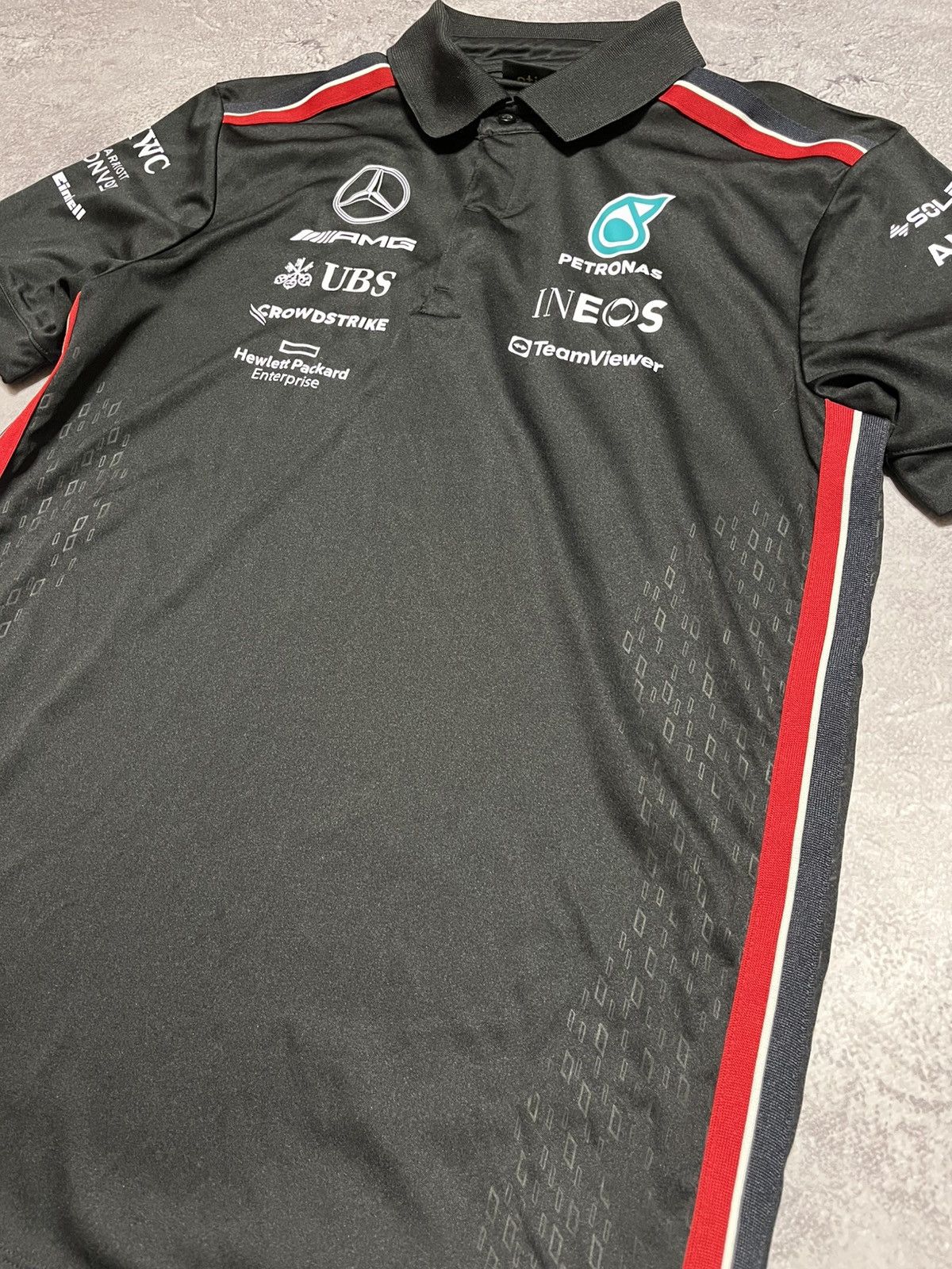 Formula 1 Petronas Crowdstrike Amg polo F1 team Size US M / EU 48-50 / 2 - 3 Thumbnail