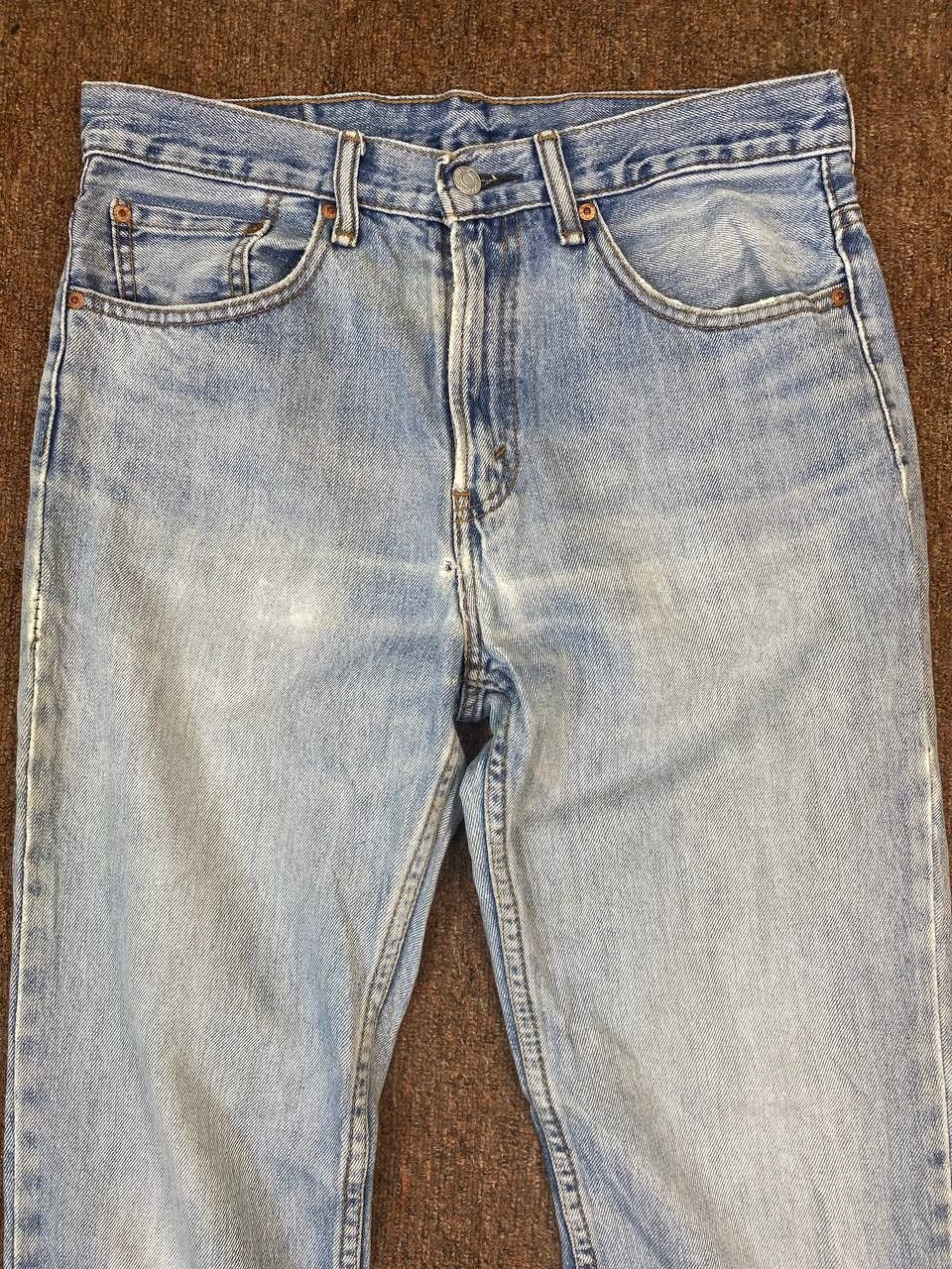 Levi's levis 516 lightwash distressed denim nice design Size US 34 / EU 50 - 8 Thumbnail