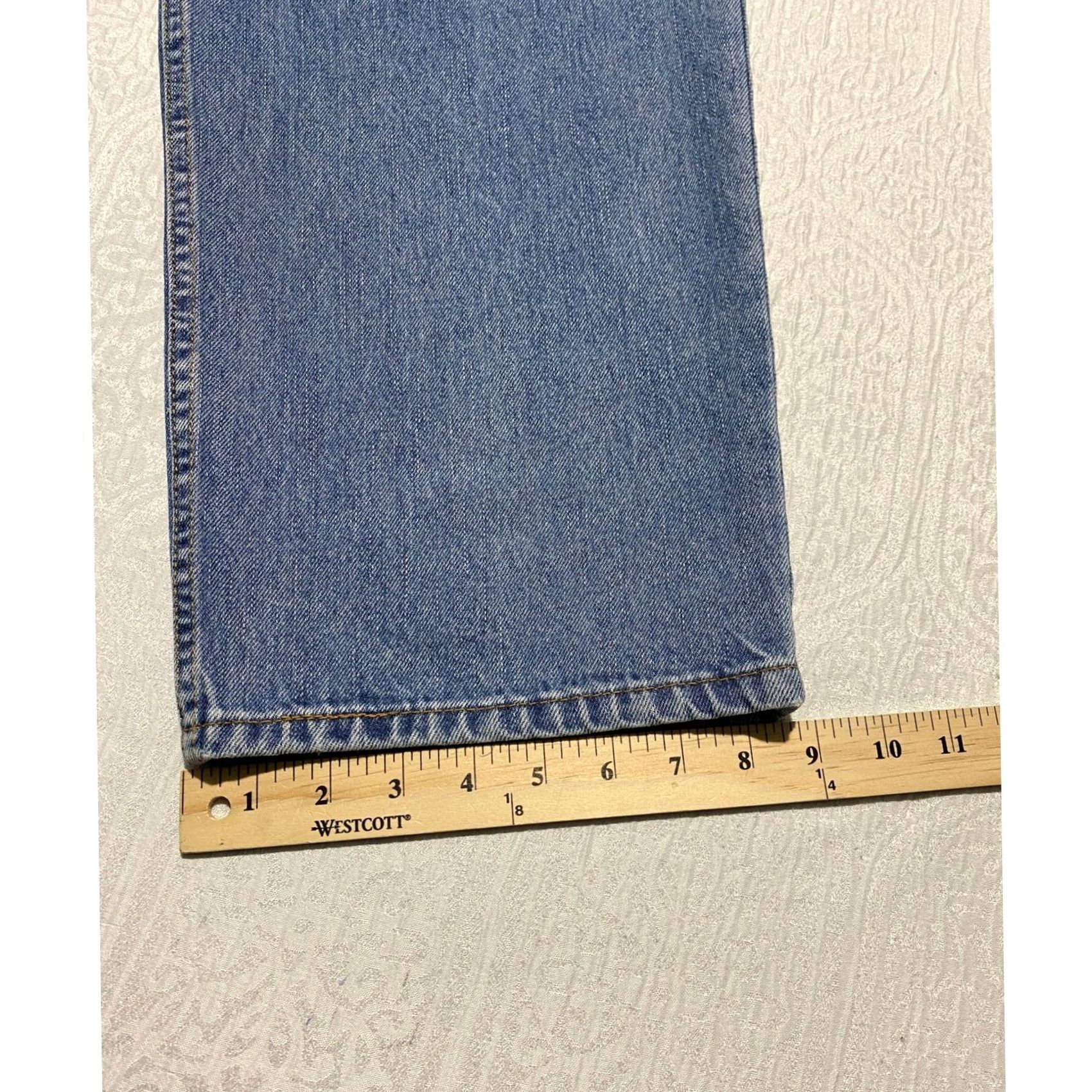 Levi's VINTAGE Levi’s 550 Jeans Men 40x30 Blue Denim Relaxed Fit Straight 5-Pocket Logo Mens Size US 40 / EU 56 - 7 Thumbnail