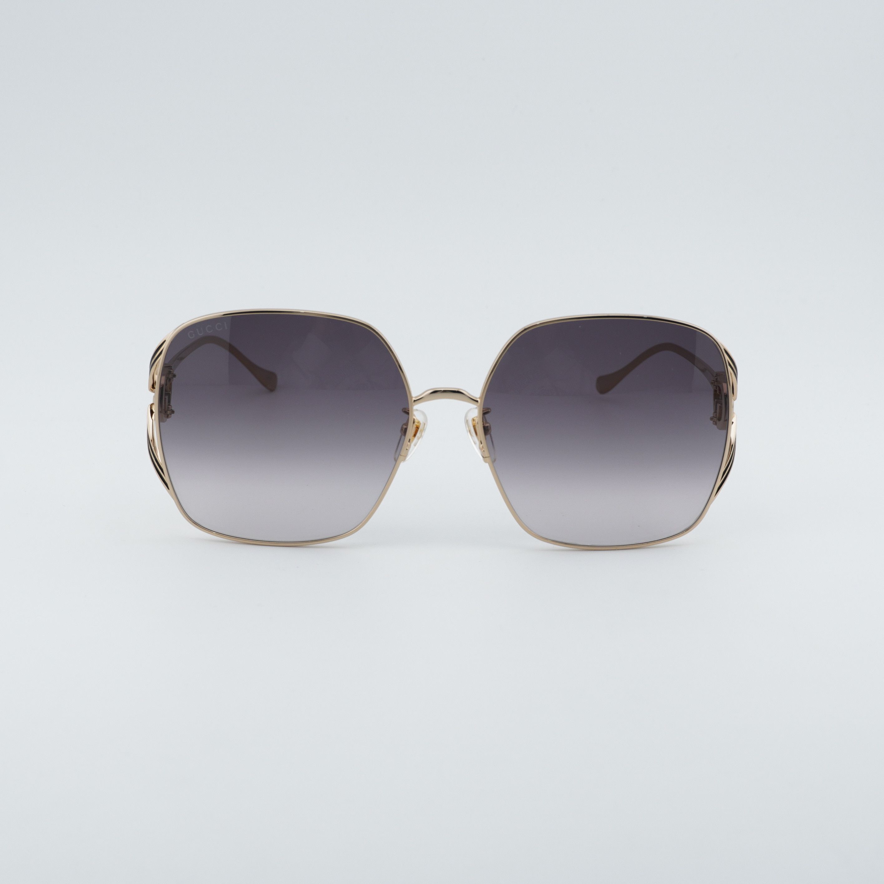 Gucci Gucci GG1323S 001 Sunglasses Gold Square Frame, Grey Lenses Size ONE SIZE - 6 Thumbnail
