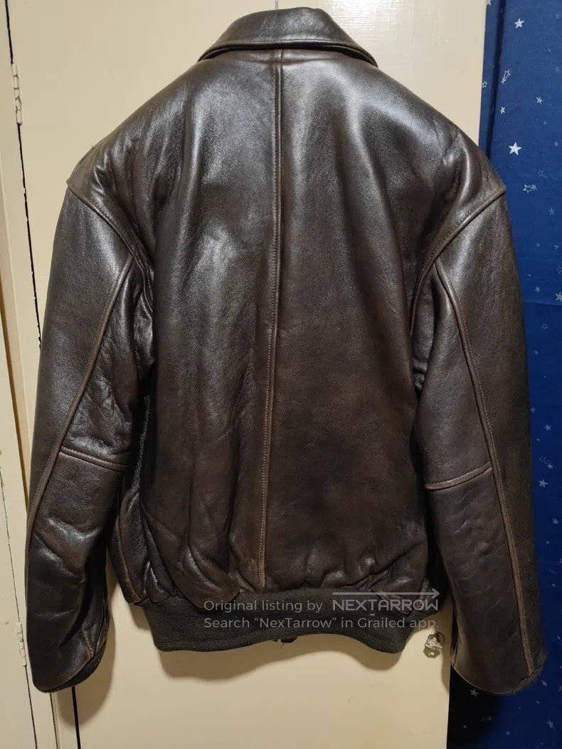 Schott Schott A2 Flight Leather Jacket Leather Jacket Size US S / EU 44-46 / 1 - 2 Thumbnail