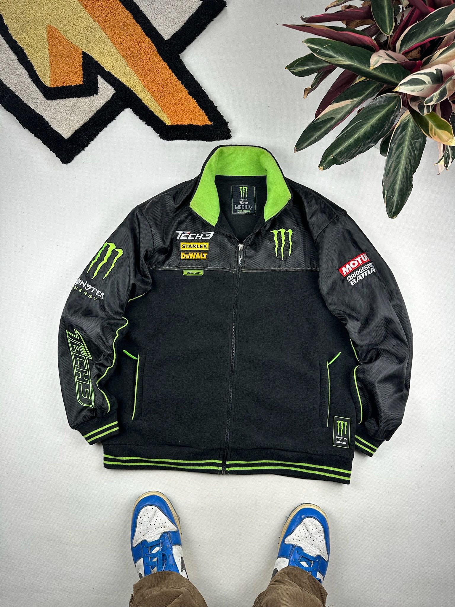 Formula 1 Vintage Monster Energy Drink Racing Fleece Y2K Size US M / EU 48-50 / 2 - 2 Thumbnail