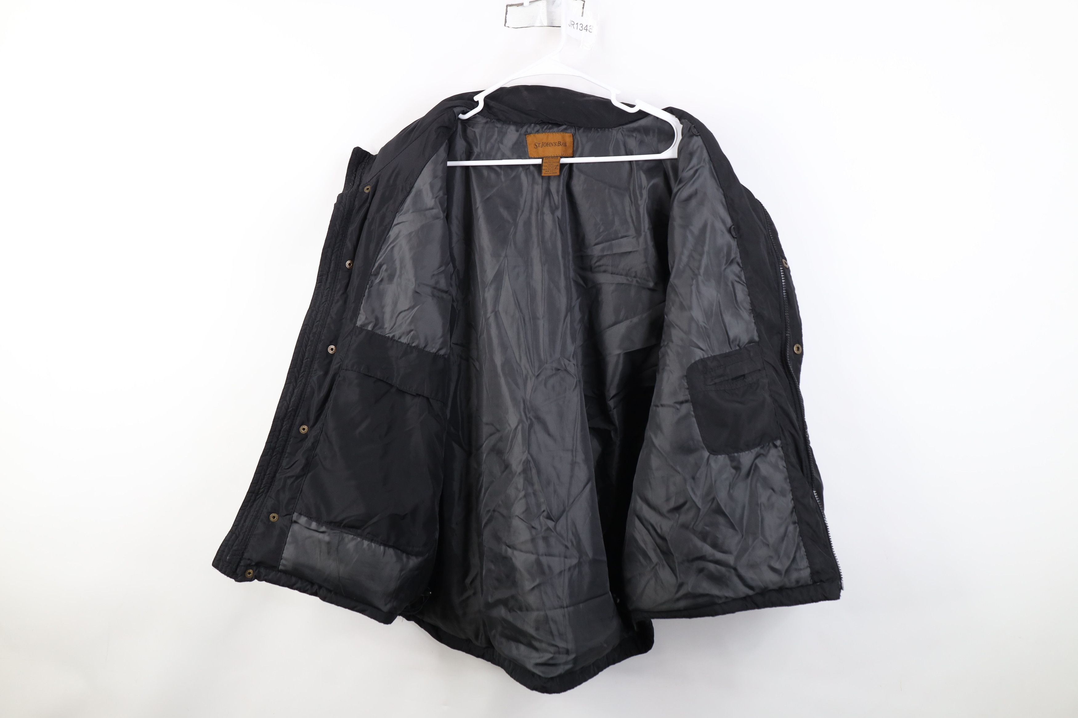 Vintage Vintage 90s Streetwear Full Zip Puffer Vest Jacket Black Size US XXL / EU 58 / 5 - 10 Thumbnail