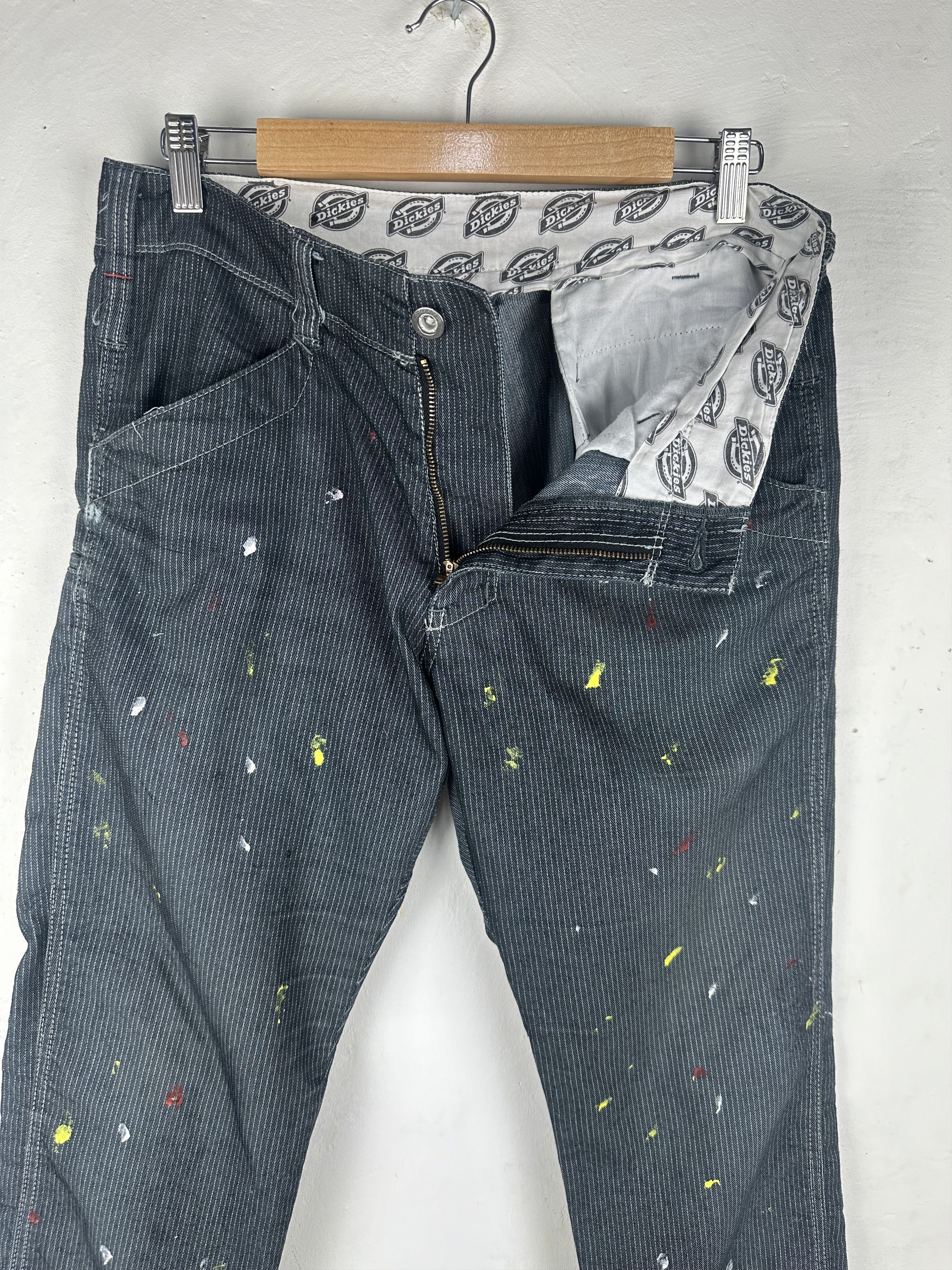 Dickies DICKIES VINTAGE OVER THE STRIPES PAINTED CASUAL PANTS Size US 32 / EU 48 - 6 Thumbnail