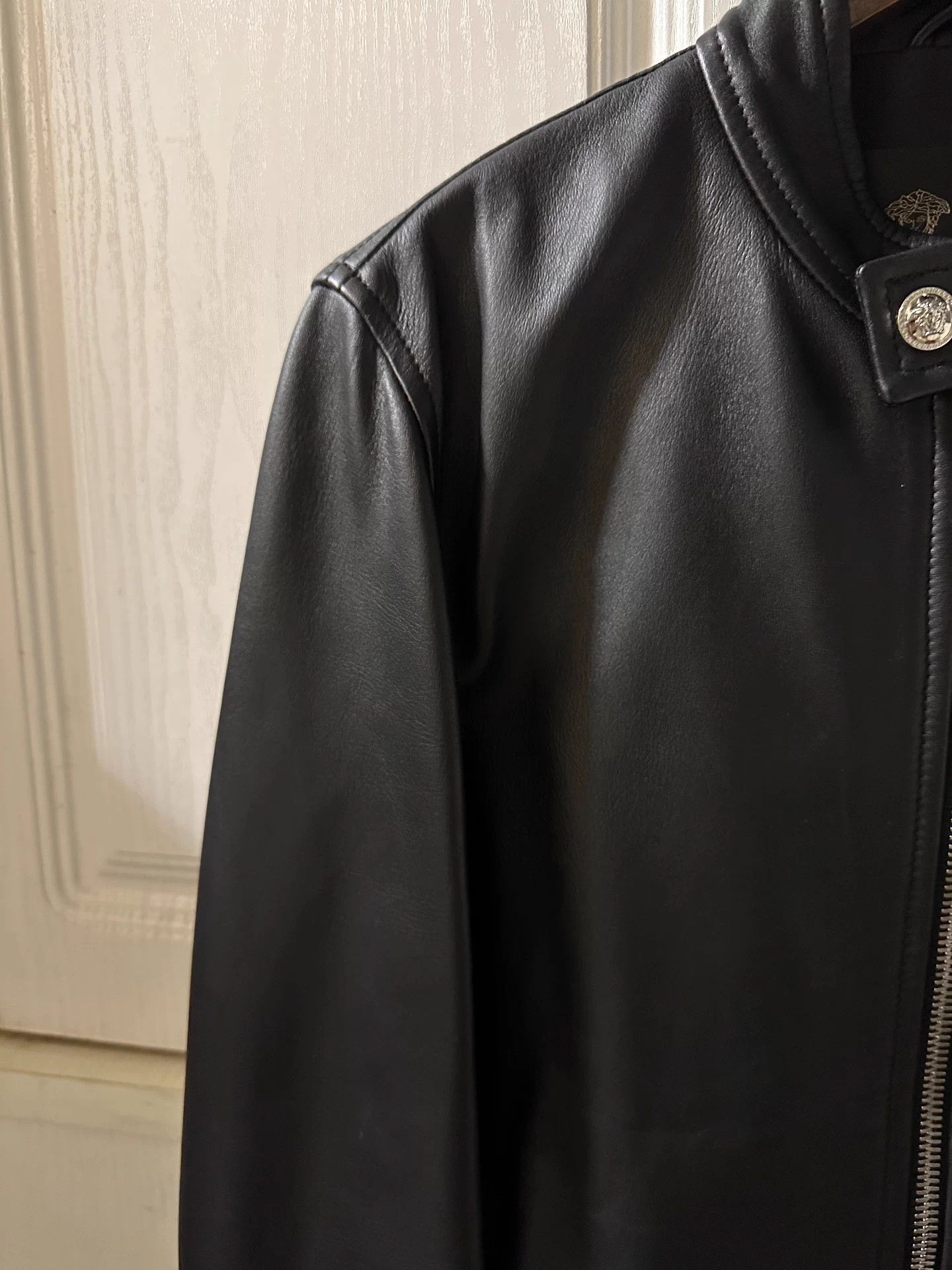 Versace Versace Runway Soft Lambskin Leather Jacket Men's S Size US S / EU 44-46 / 1 - 4 Thumbnail
