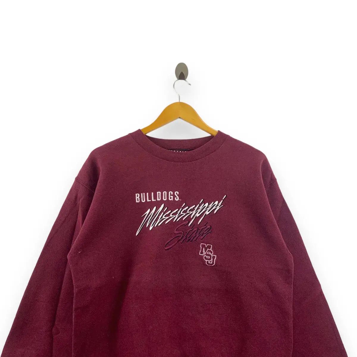Vintage Vintage BULLDOGS MISSISSIPI STATE UNIVERSITY Sweatshirt Size US M / EU 48-50 / 2 - 3 Thumbnail