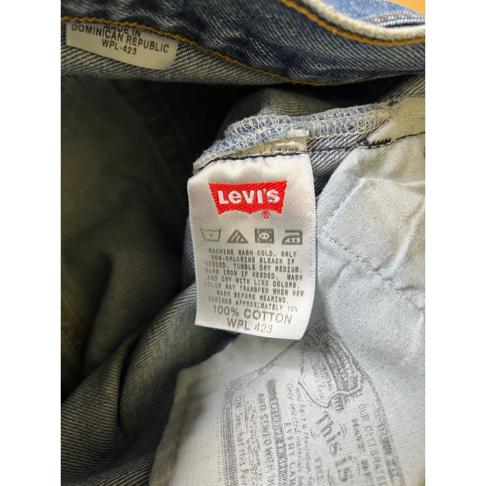 Levi's Levi’s 501 Jeans Men Straight Leg Denim Actual Size 34x28 Size US 36 / EU 52 - 4 Thumbnail