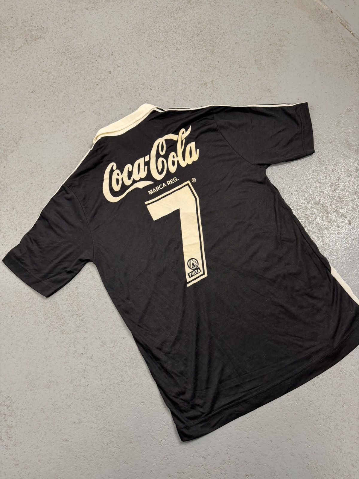 Vintage Vintage 1989 Vasco Da Gama Finta 7 Marca Reg CocaCola Jersey Size US S / EU 44-46 / 1 - 17 Thumbnail