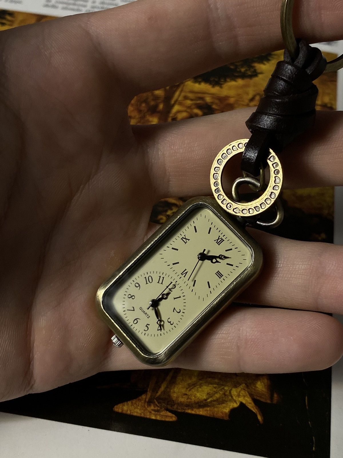 Japanese Brand Vintage Dual Time Zone Keychain Watch Steampunk Accessory Size ONE SIZE - 6 Thumbnail