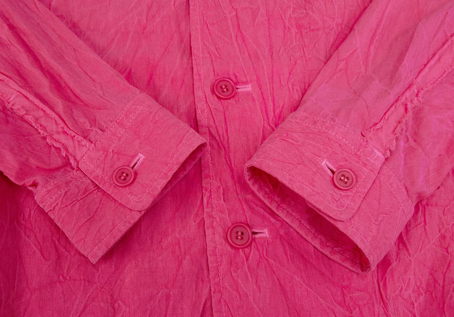 Issey Miyake Pink Pleated Tape Design Jacket in Good Condition Size US L / EU 52-54 / 3 - 10 Thumbnail