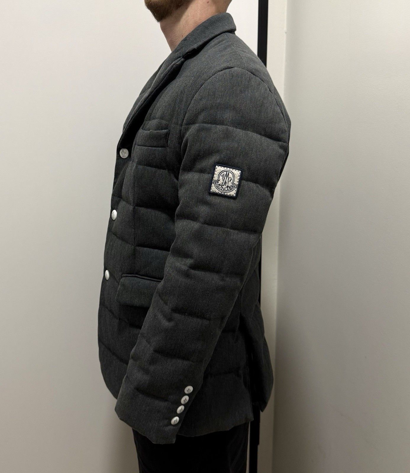 Moncler Gamme Bleu Moncler Gamme Bleu Wool Mens Down Coat Puffer Jacket size 5 Size US XL / EU 56 / 4 - 6 Thumbnail