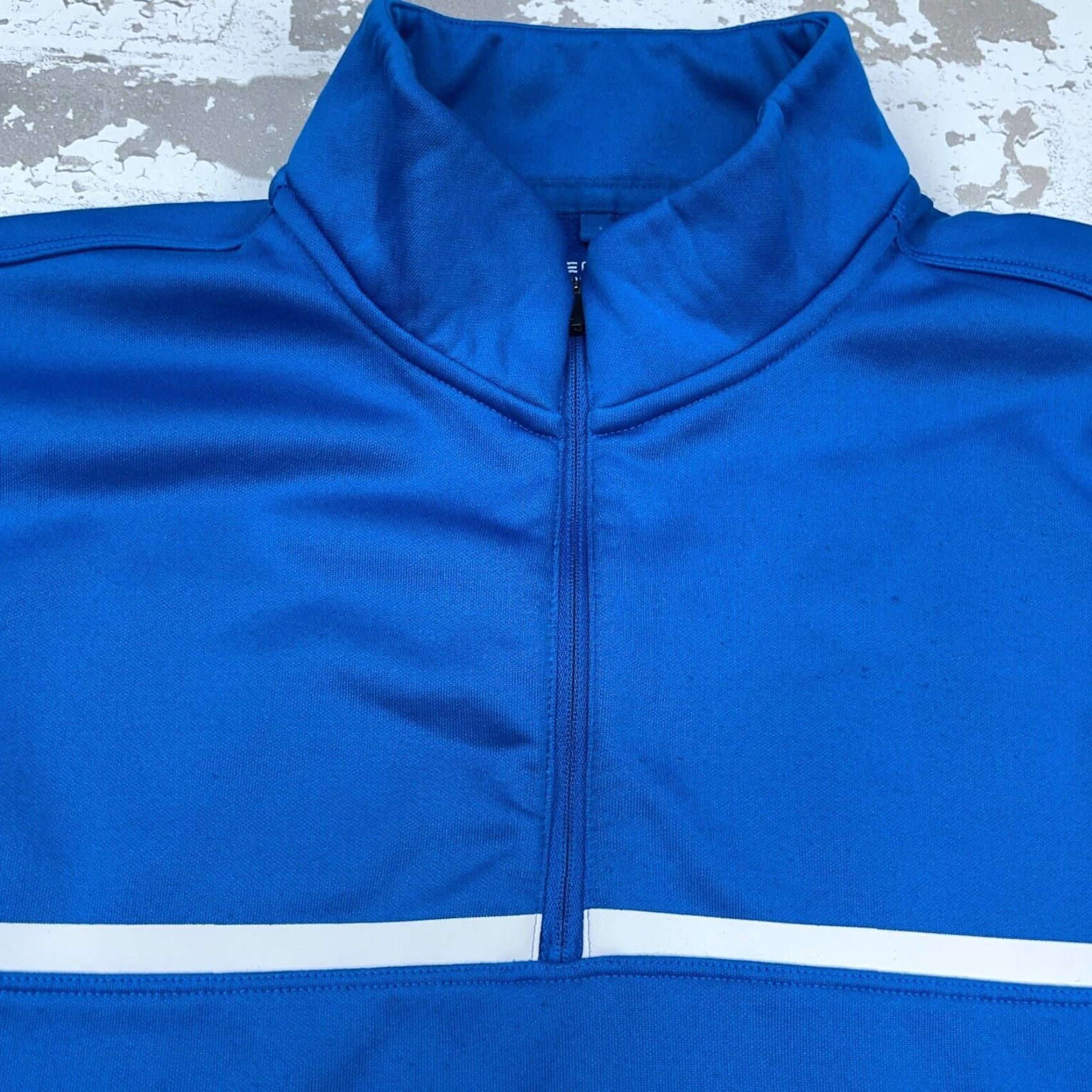 Nike Nike Golf Sweater Men Medium Blue Pullover Quarter Zip Performance Sweatshirt PP Size US M / EU 48-50 / 2 - 5 Thumbnail