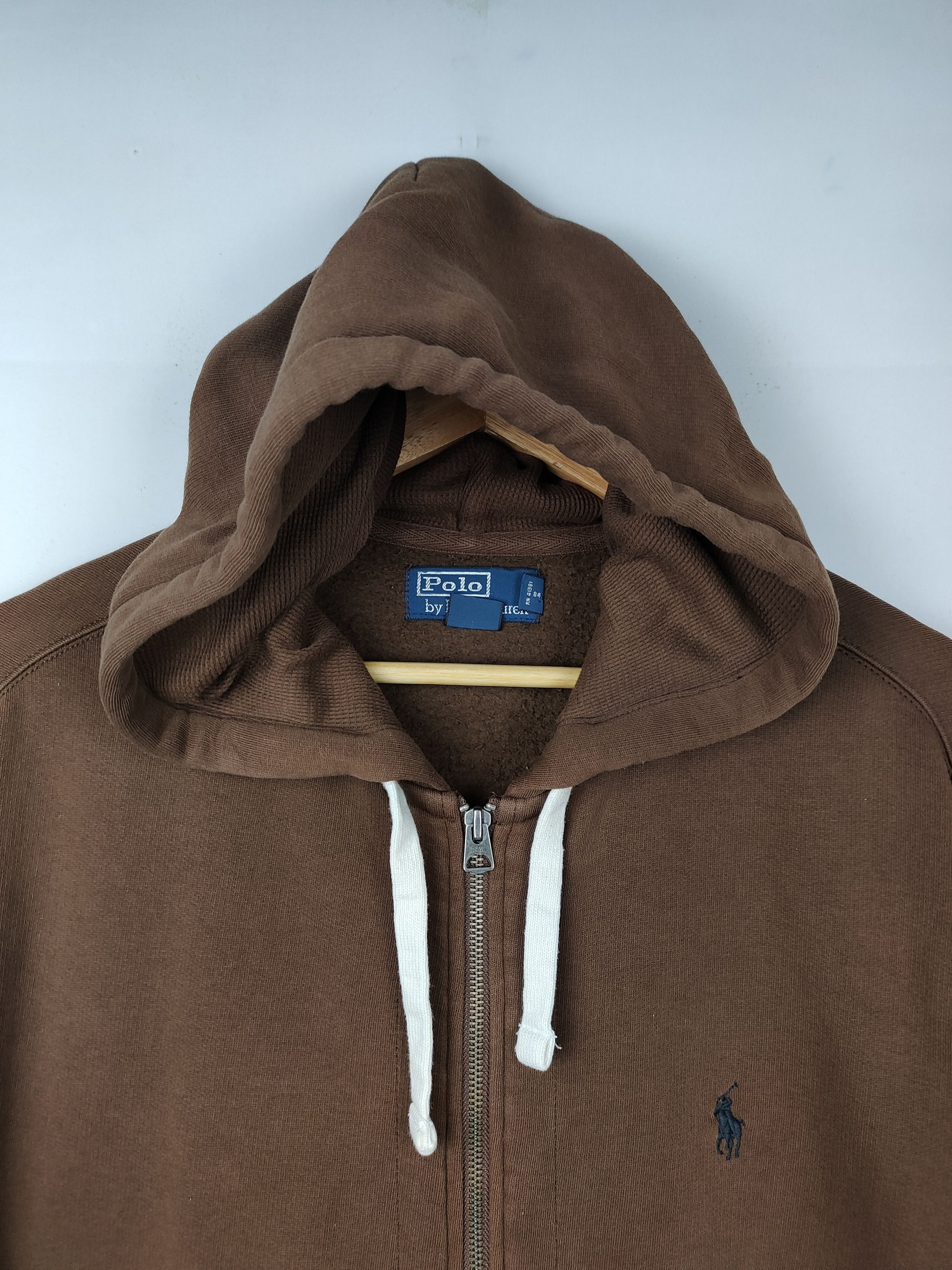 Polo Ralph Lauren × Vintage Vintage Polo Ralph Lauren Zipper Hoodie Sweatshirt Size US L / EU 52-54 / 3 - 2 Thumbnail