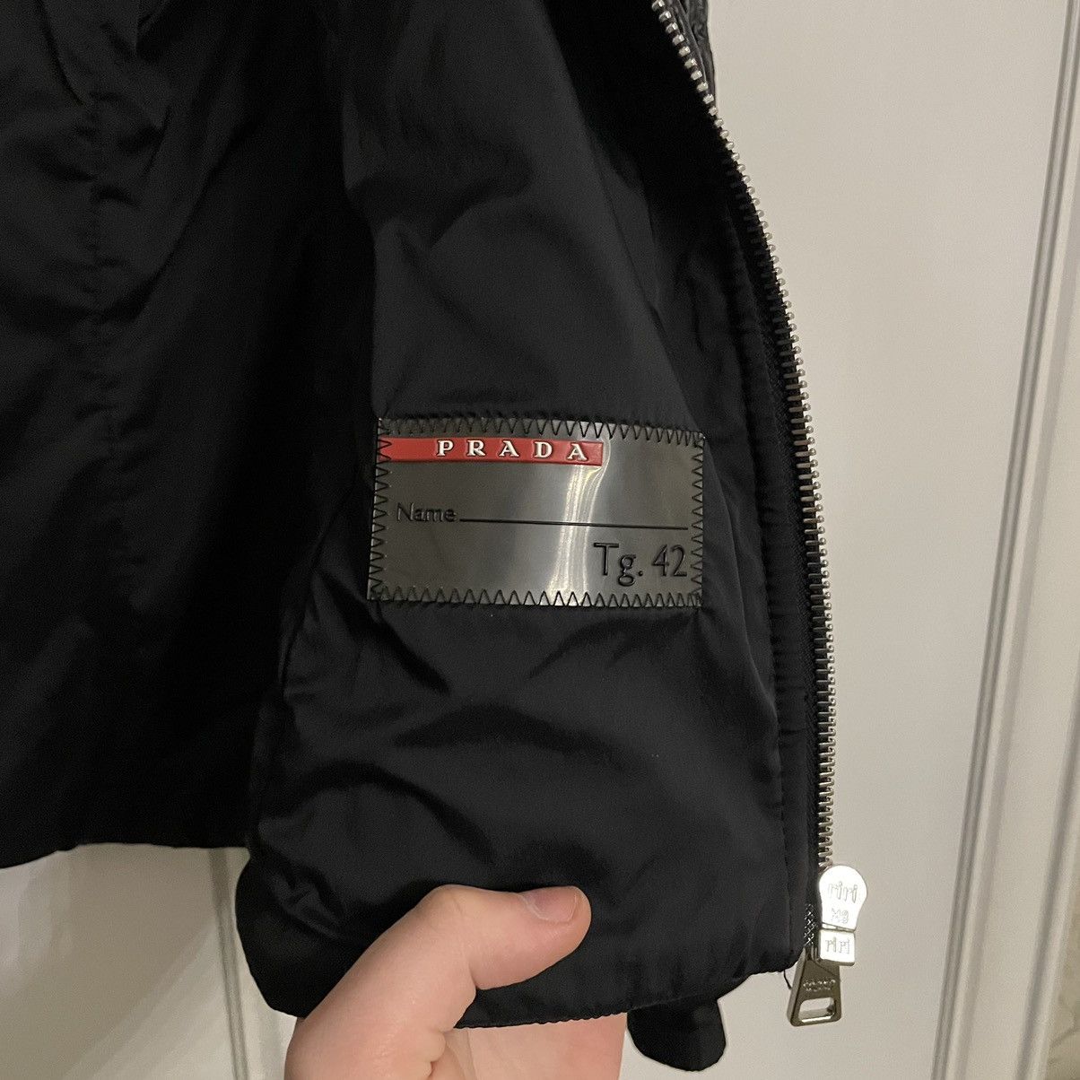 Prada 2008 Lookbook Prada Vampire Nylon Quilted Light Jacket Size XS / US 0-2 / IT 36-38 - 8 Thumbnail