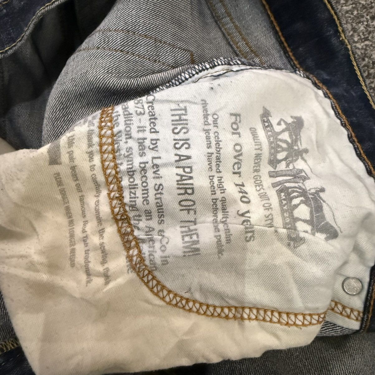 Levi's Made & Crafted 🔥 Levis 511 2016 Jeans Denim W32 Size US 32 / EU 48 - 15 Thumbnail