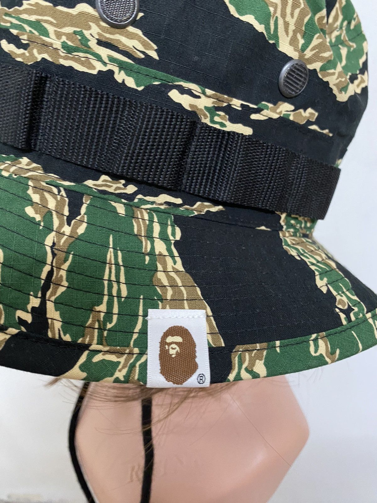 Bape × Nigo A Bathing Ape Bape Tiger Stripe Camo Bucket Hat Size ONE SIZE - 6 Thumbnail