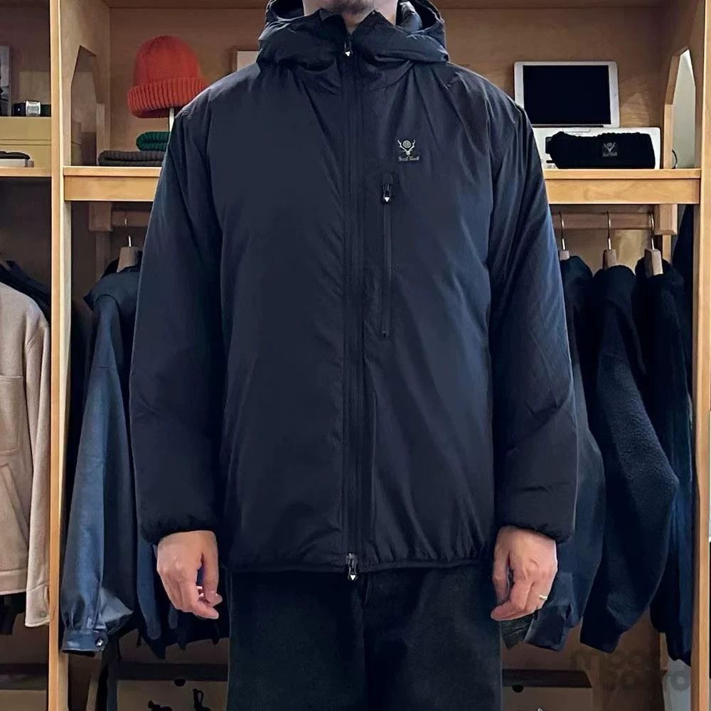 South2 West8 South2 West8 Black Outdoor Hooded Insulated Jacket M 99 Size US M / EU 48-50 / 2 - 6 Thumbnail