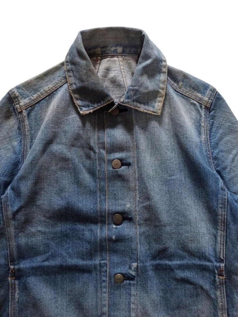 Japanese Brand × Levi's × Levi's Vintage Clothing Vintage Japanese trucker selvedge Size US S / EU 44-46 / 1 - 4 Thumbnail